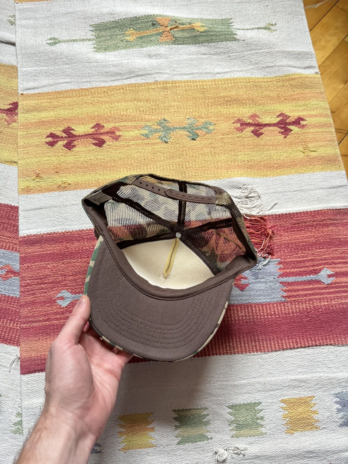Vintage Vintage 90-90’s Amazing Camo Hunting Trucker Hat Size ONE SIZE - 4 Thumbnail