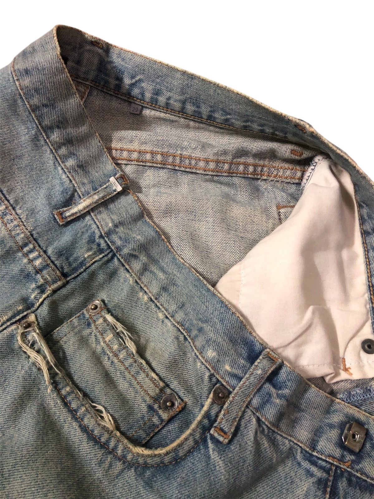 Dior × Hedi Slimane Vintage Dior Denim Jeans Size US 30 / EU 46 - 6 Thumbnail