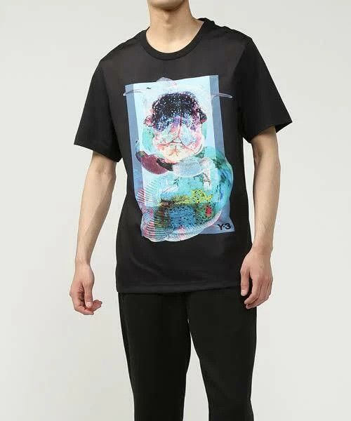 Yohji Yamamoto Y-3 & Adidas Black Printed T-Shirts Size US XS / EU 42 / 0 - 1 Thumbnail