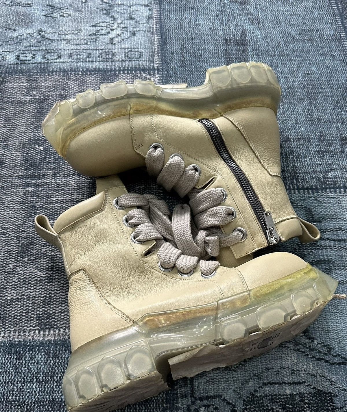 Rick Owens Rick Owens transparent octopus sole military boots Size US 7 / EU 40 - 5 Thumbnail