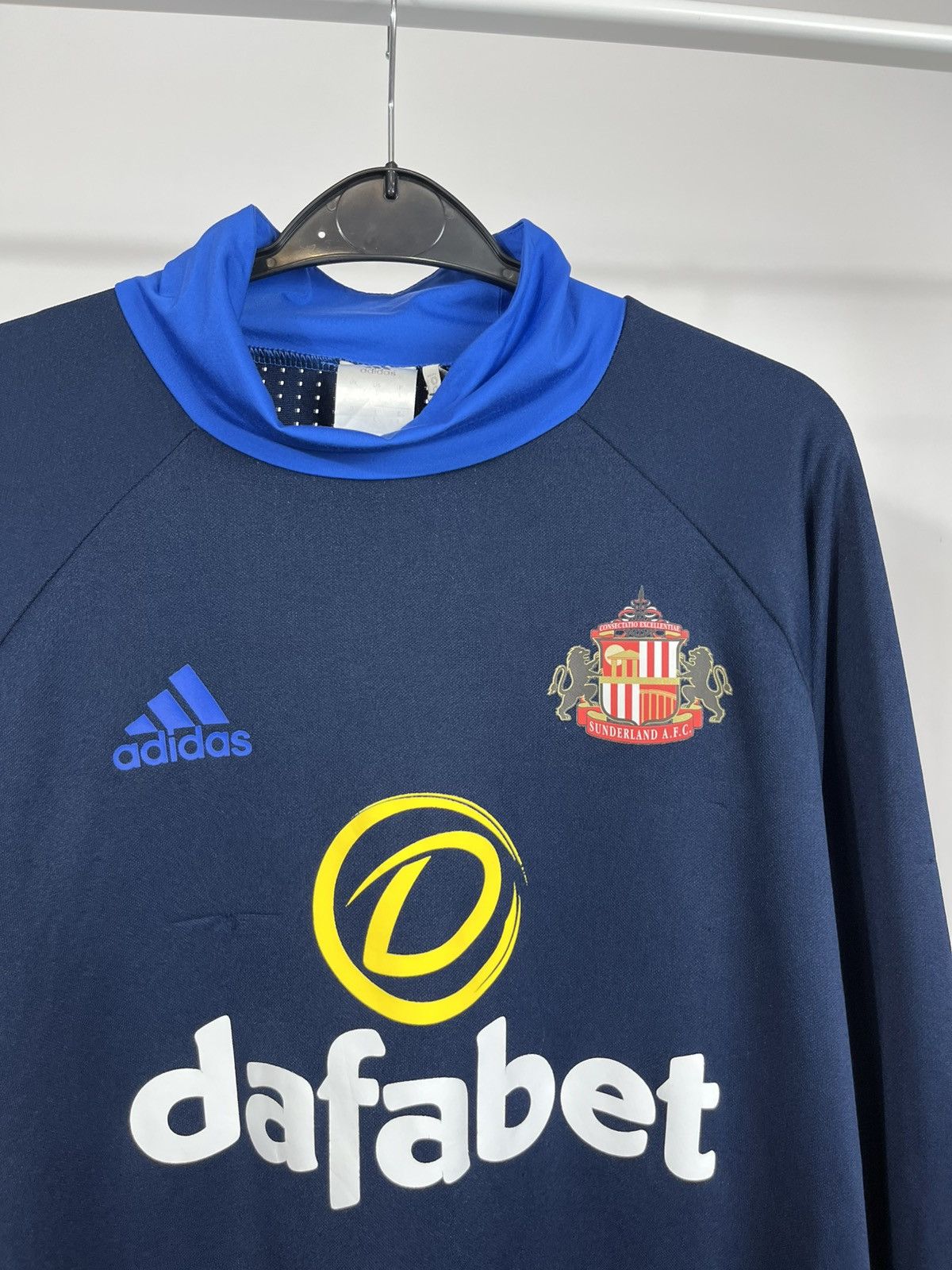 Adidas Adidas Sunderland AFC Training Top Pullover Blue Size L Size US L / EU 52-54 / 3 - 3 Thumbnail
