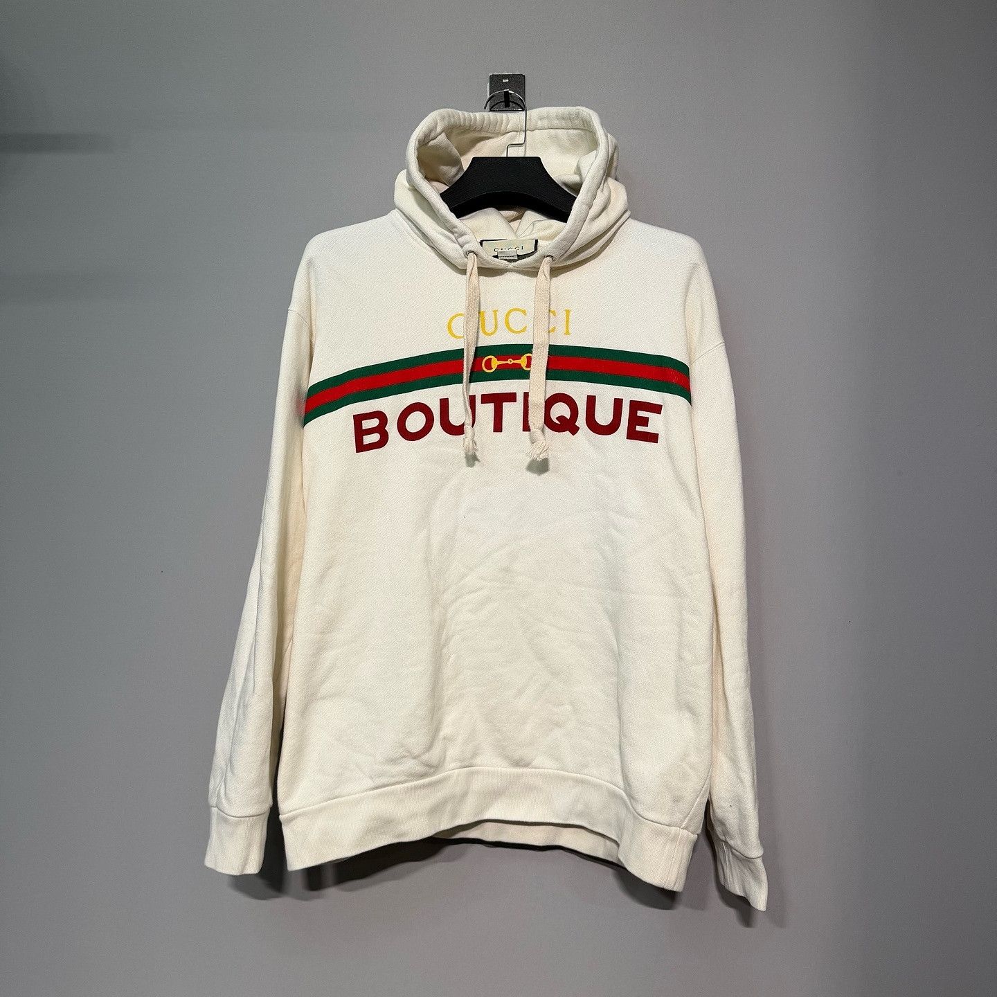 Gucci Gucci Boutique Print Hoodie Size L Size L / US 10 / IT 46 - 1 Thumbnail