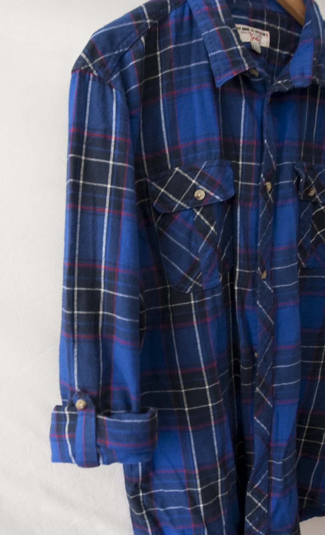 Triple 5 Soul Tripe Five Soul Shirt Flannel Size L Blue Plaid Size US L / EU 52-54 / 3 - 3 Thumbnail