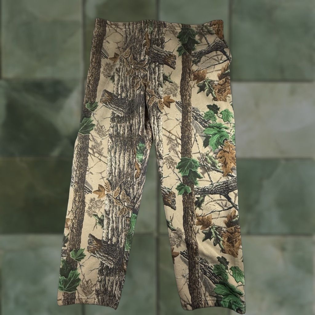 Jerzees VINTAGE Jerzees Camo Sweatpants 3XL Outdoor Realtree Camouflage Baggy 90s Y2K Size US 39 - 1 Thumbnail