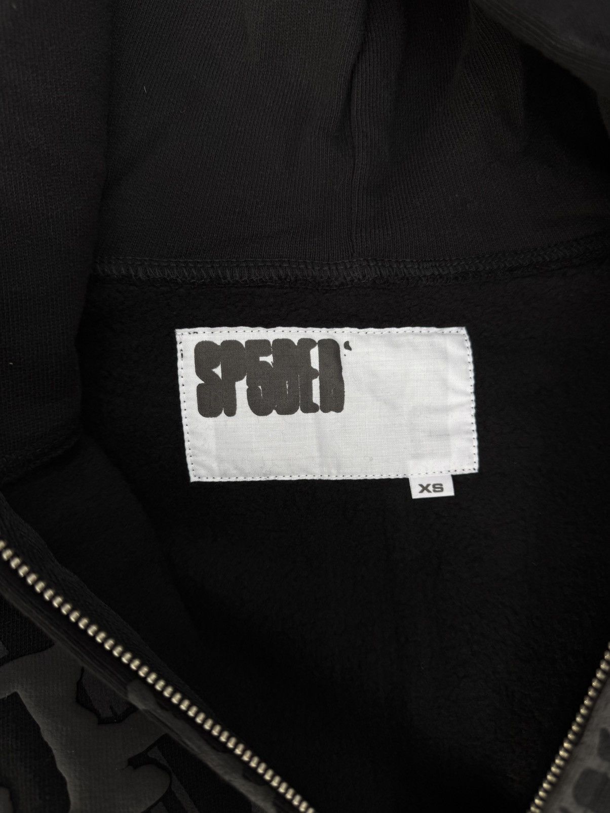 Sp5der Sp5der Worldwide Phantom Black Zip Up Hoodie XS (NEW Size US XS / EU 42 / 0 - 6 Thumbnail