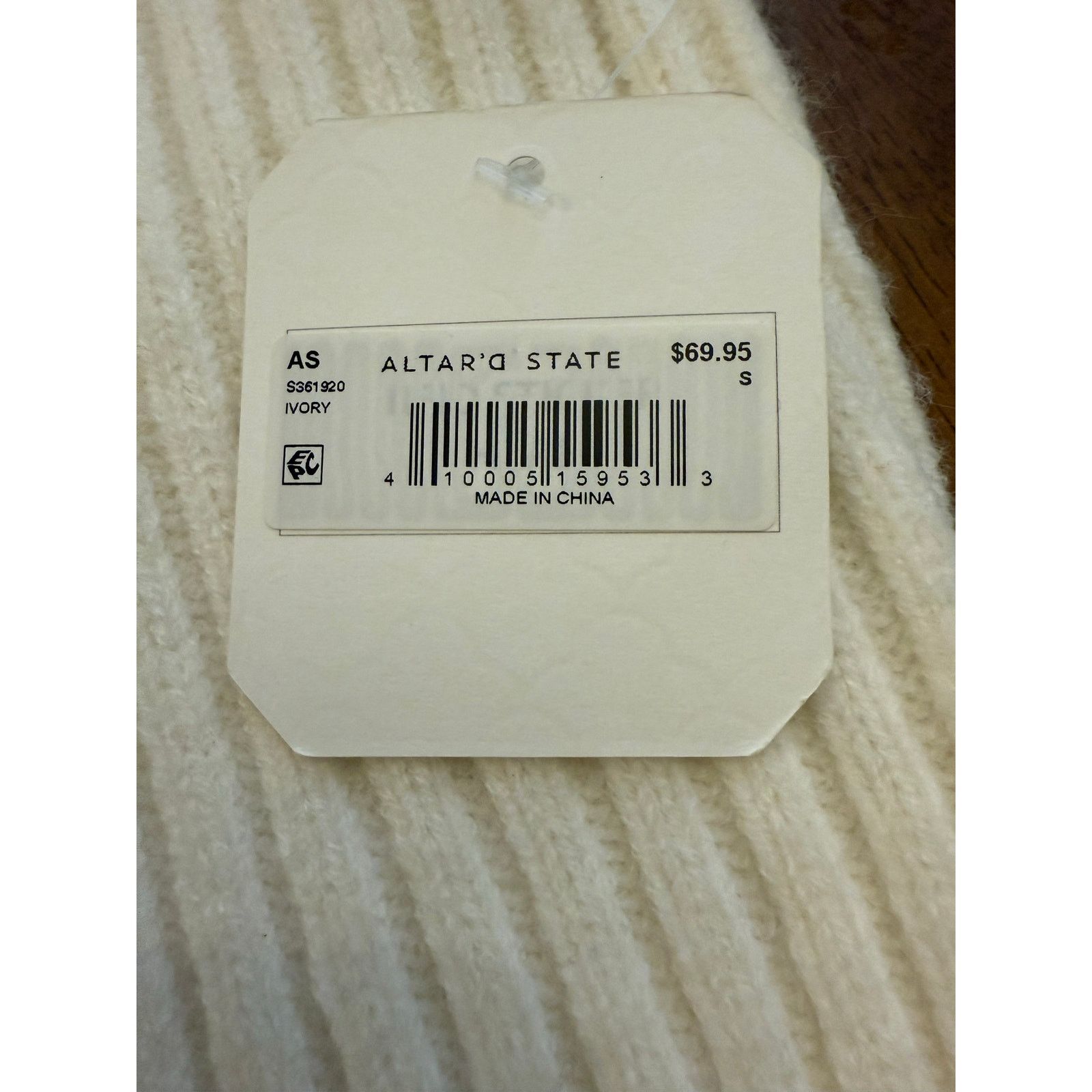 Other NWT Altar'd State Cropped Ribbed Turtleneck Sweater Small Size S / US 4 / IT 40 - 6 Thumbnail