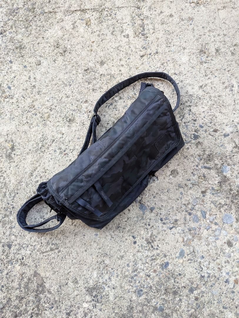 Head Porter ARCHIVE Head Porter Master Navy Camo Sling Bag – Yoshida Size ONE SIZE - 2 Thumbnail