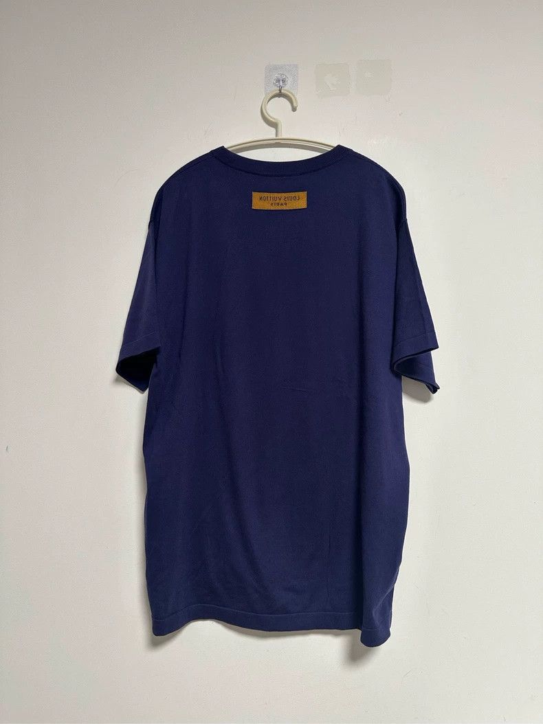 Louis Vuitton LOUIS VUITTON Blue knit short sleeves Size US L / EU 52-54 / 3 - 2 Thumbnail