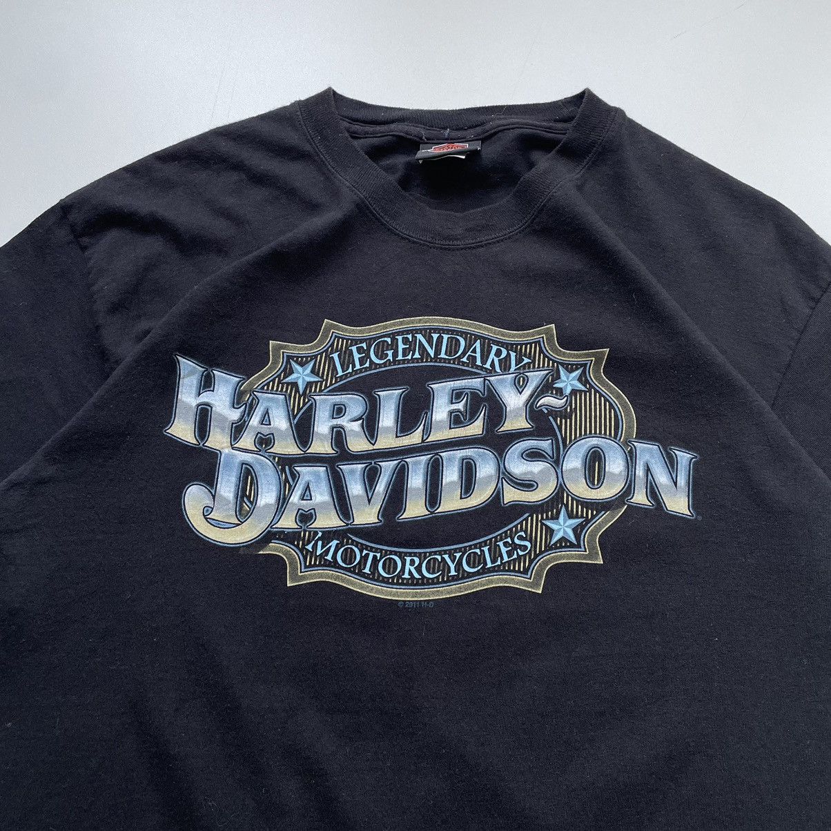 Harley Davidson Vintage Harley Davidson Motorcycles Graphic Biker T Shirt Size US L / EU 52-54 / 3 - 2 Thumbnail