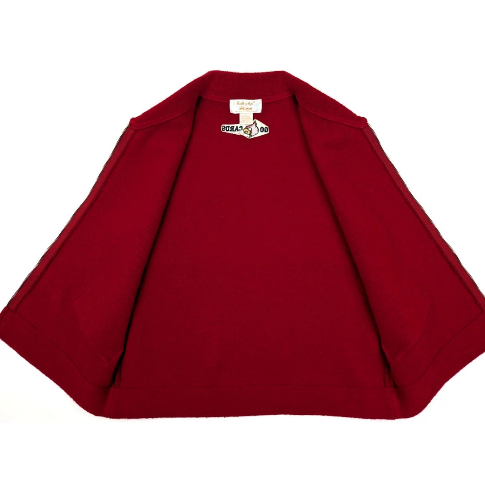 Vintage VINTAGE Tally-Ho 100% Wool Red Sweater Vest Women L University of Louisville Embroidery Size L / US 10 / IT 46 - 6 Thumbnail