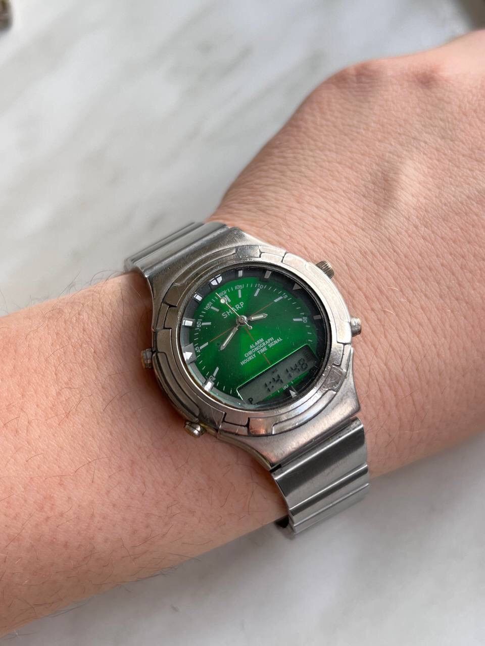 Japanese Brand × Vintage Vintage Double Dial Digital Japanese style futuristic Watch Size ONE SIZE - 11 Thumbnail
