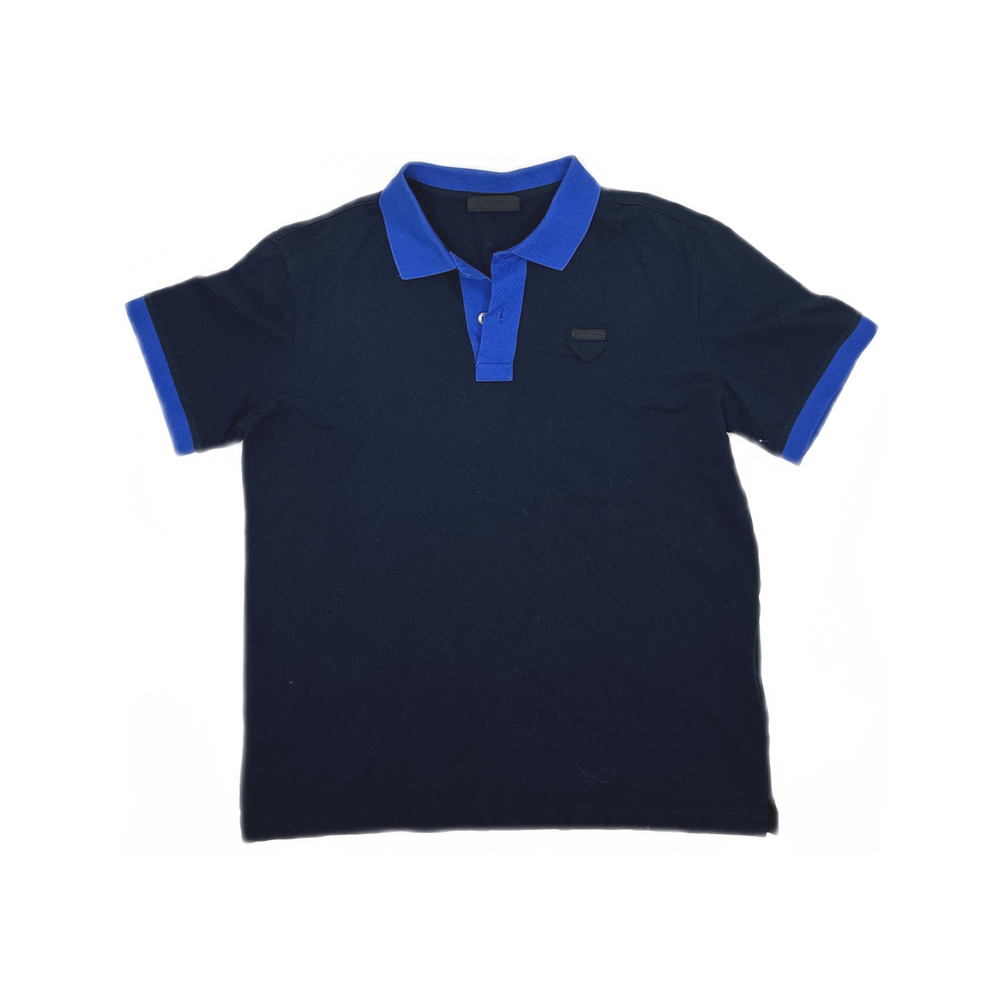 Prada Prada Contrast Collar Polo Shirt Size M Size US M / EU 48-50 / 2 - 1 Thumbnail