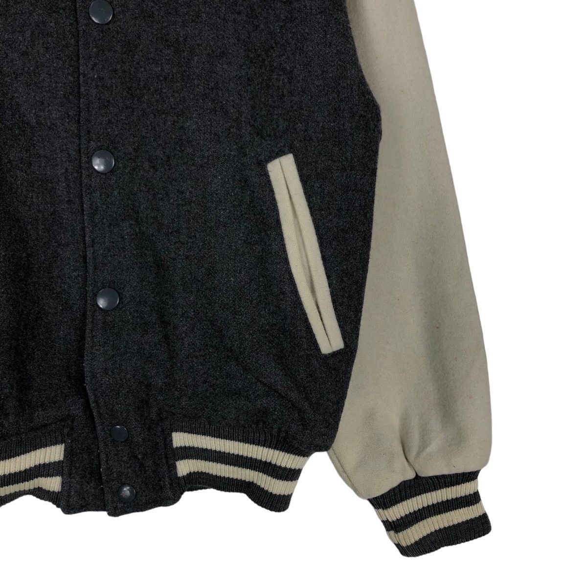 Japanese Brand 🔥Vintage Varsity Bomber Jacket Jac Japan Wool Issey Miyake Size US M / EU 48-50 / 2 - 5 Thumbnail