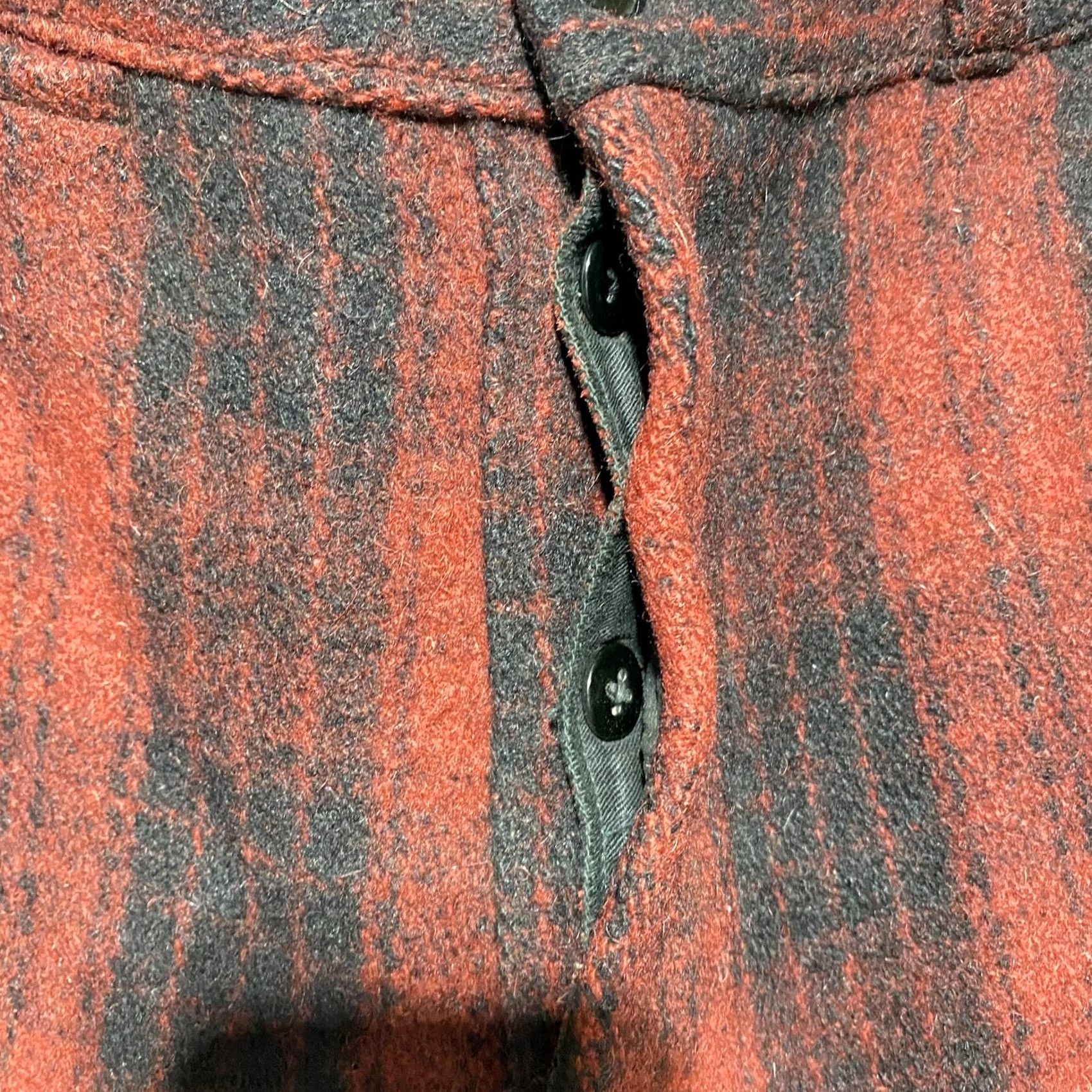 Vintage VINTAGE JC Higgins Red Wool Hunting Pants Knickers Lace Up 32” Button Fly 1930s Mens 32in Wool Red Plaid Size US 32 / EU 48 - 3 Thumbnail