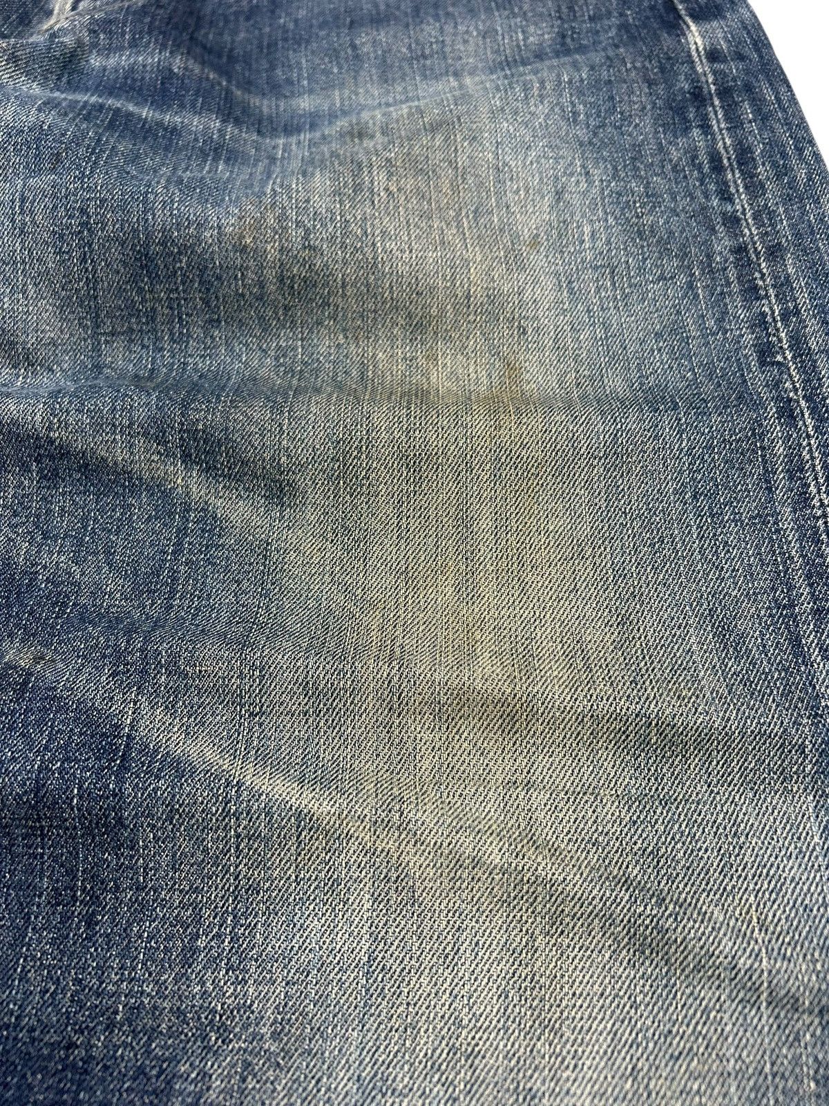 Levi's Vintage Levis 702 Big E Button Fly Buckle Selvedge Distress Size US 33 - 5 Thumbnail