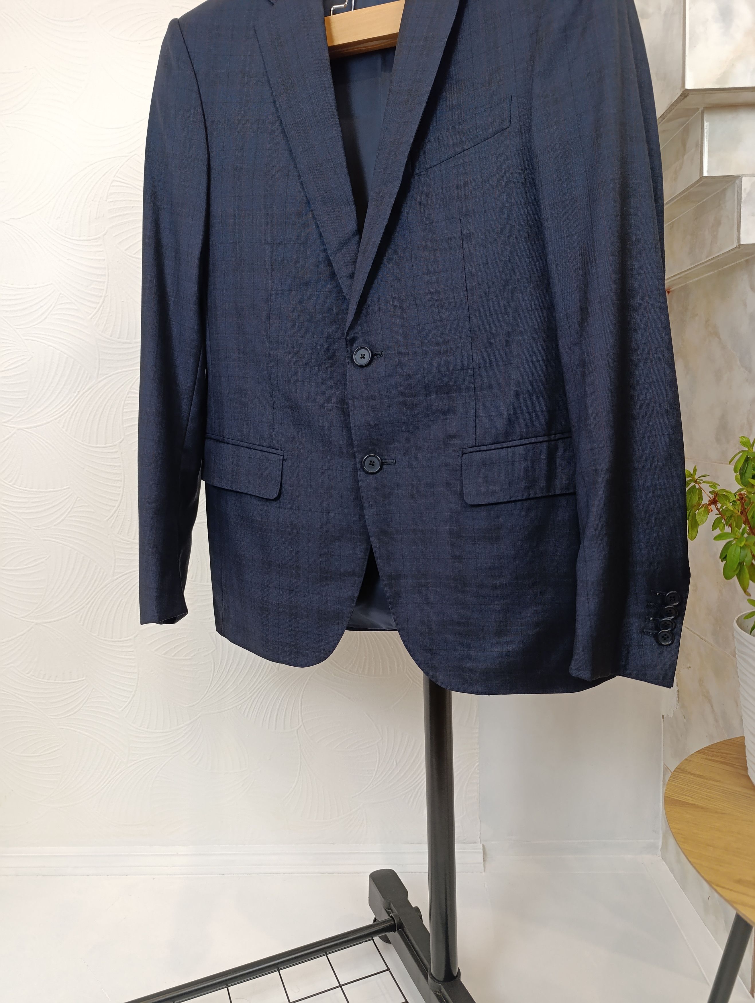 Caruso RAFFAELE CARUSO SUIT BY LORO PIANA TASMANIAN SUPER 150 WOOL Size 48R - 4 Thumbnail