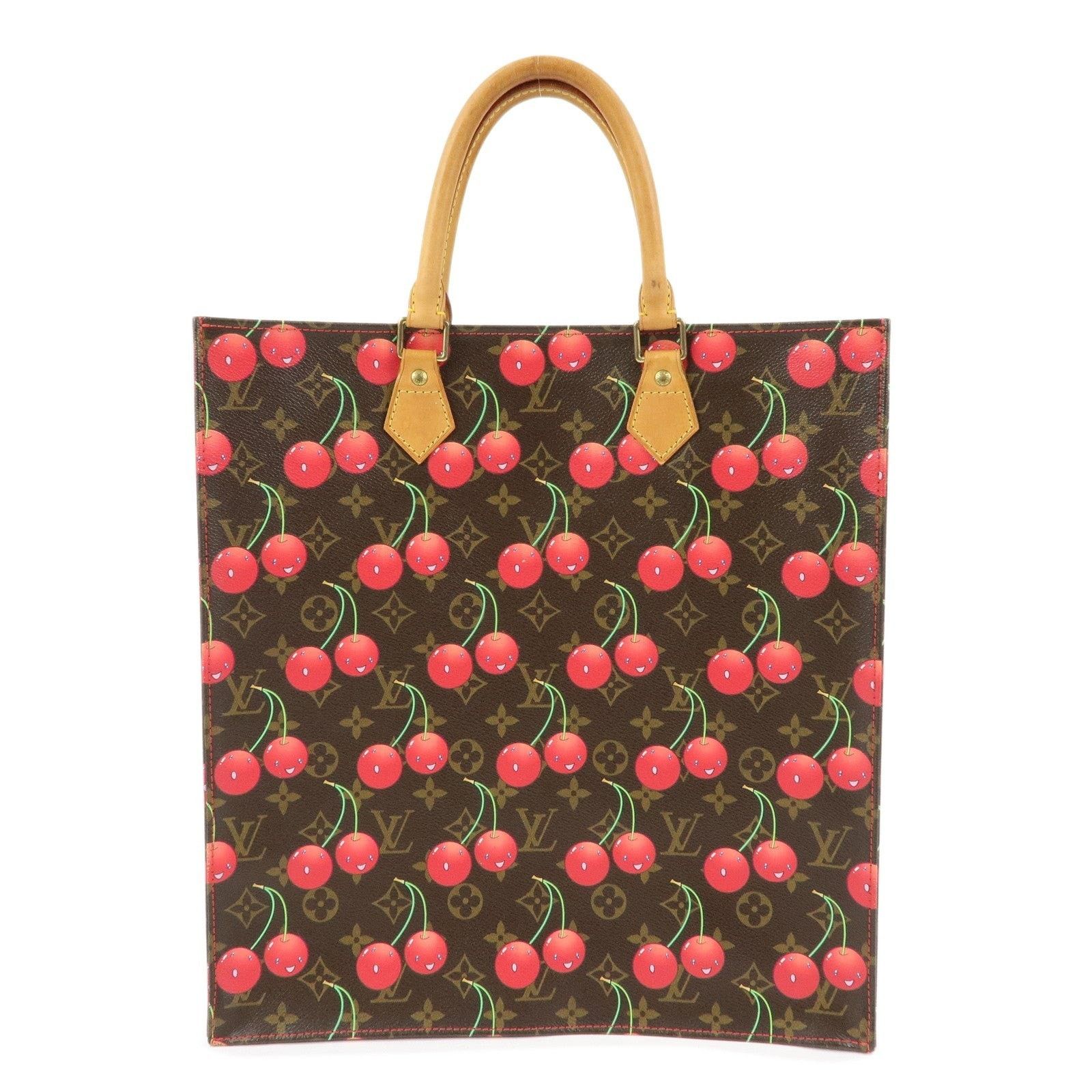Louis Vuitton Louis Vuitton Monogram Cherry Sac Plat Tote Coated Canvas Size ONE SIZE - 1 Thumbnail