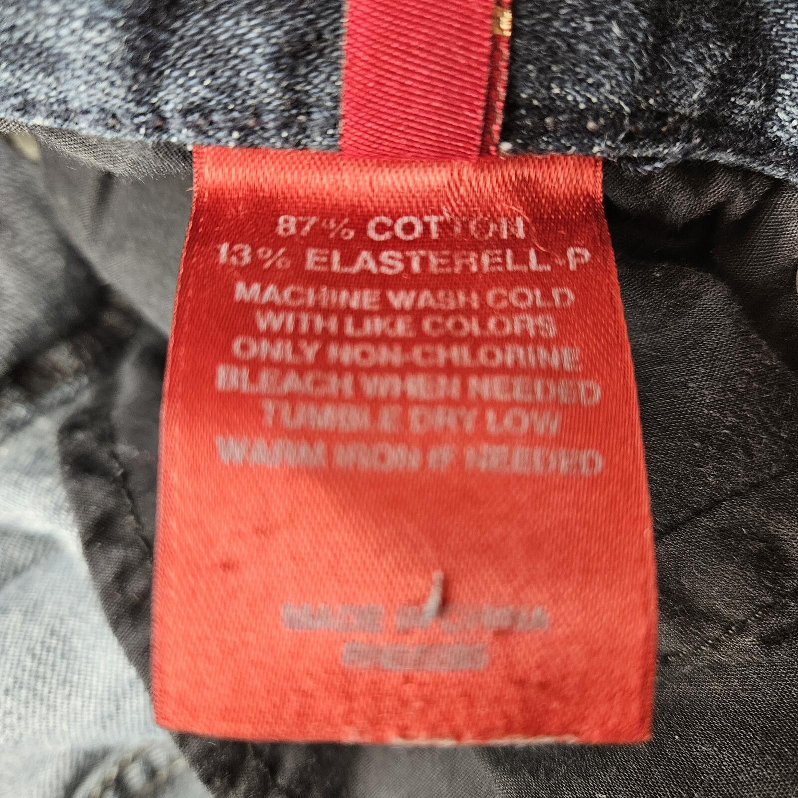 Express Express Eva Fit & Flare Blue Denim Jeans Size 6R Size 28" / US 6 / IT 42 - 8 Thumbnail