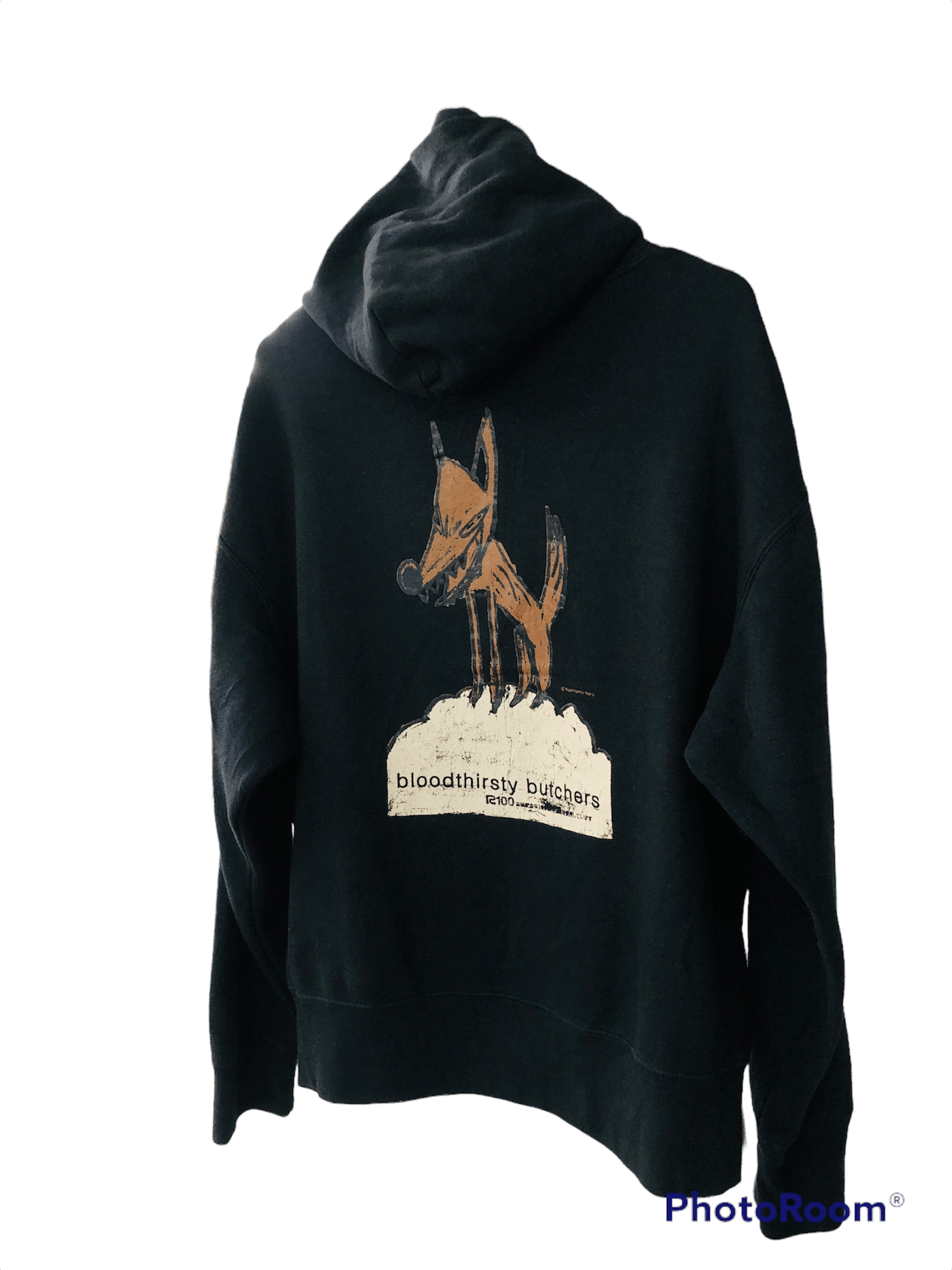 Vintage Vintage Yoshitomo Nara Bloodthirsty Butchers Hoodie Sweater Size US L / EU 52-54 / 3 - 4 Thumbnail