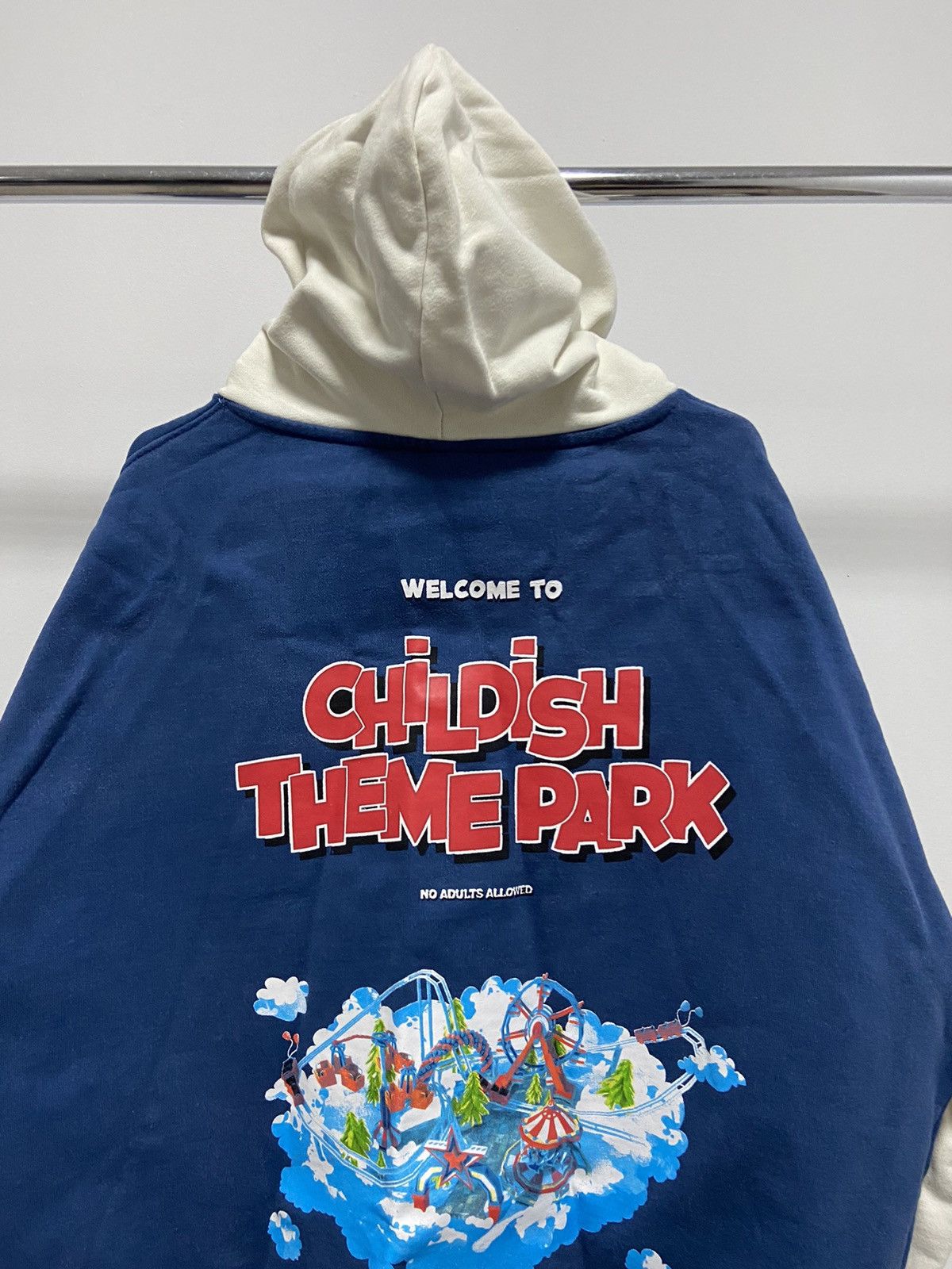 Japanese Brand × Vintage Childish Hoodie Big Logo Vintage Print Skateboarding Y2k Sk8 Size US XL / EU 56 / 4 - 3 Thumbnail