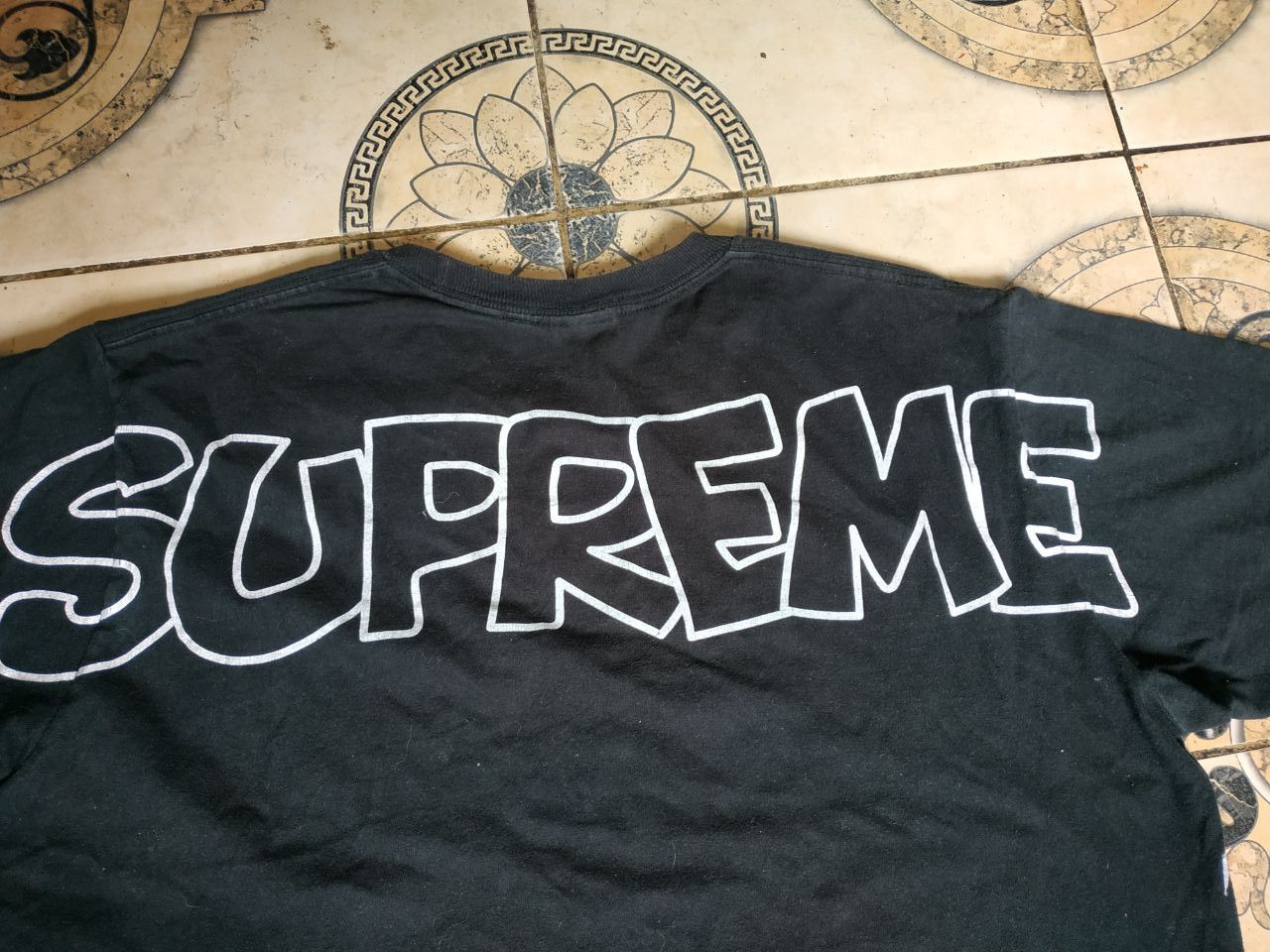 Supreme Supreme x The Smurfs Tee Black FW20 Size US M / EU 48-50 / 2 - 18 Thumbnail