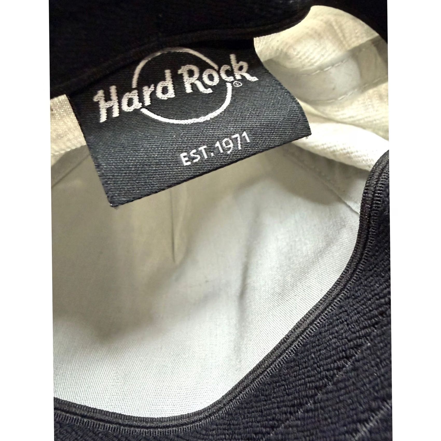 Hard Rock Cafe Hard Rock Baseball Cap Unisex Grey 3D Embossed Logo Structured OSFM Size ONE SIZE - 8 Thumbnail