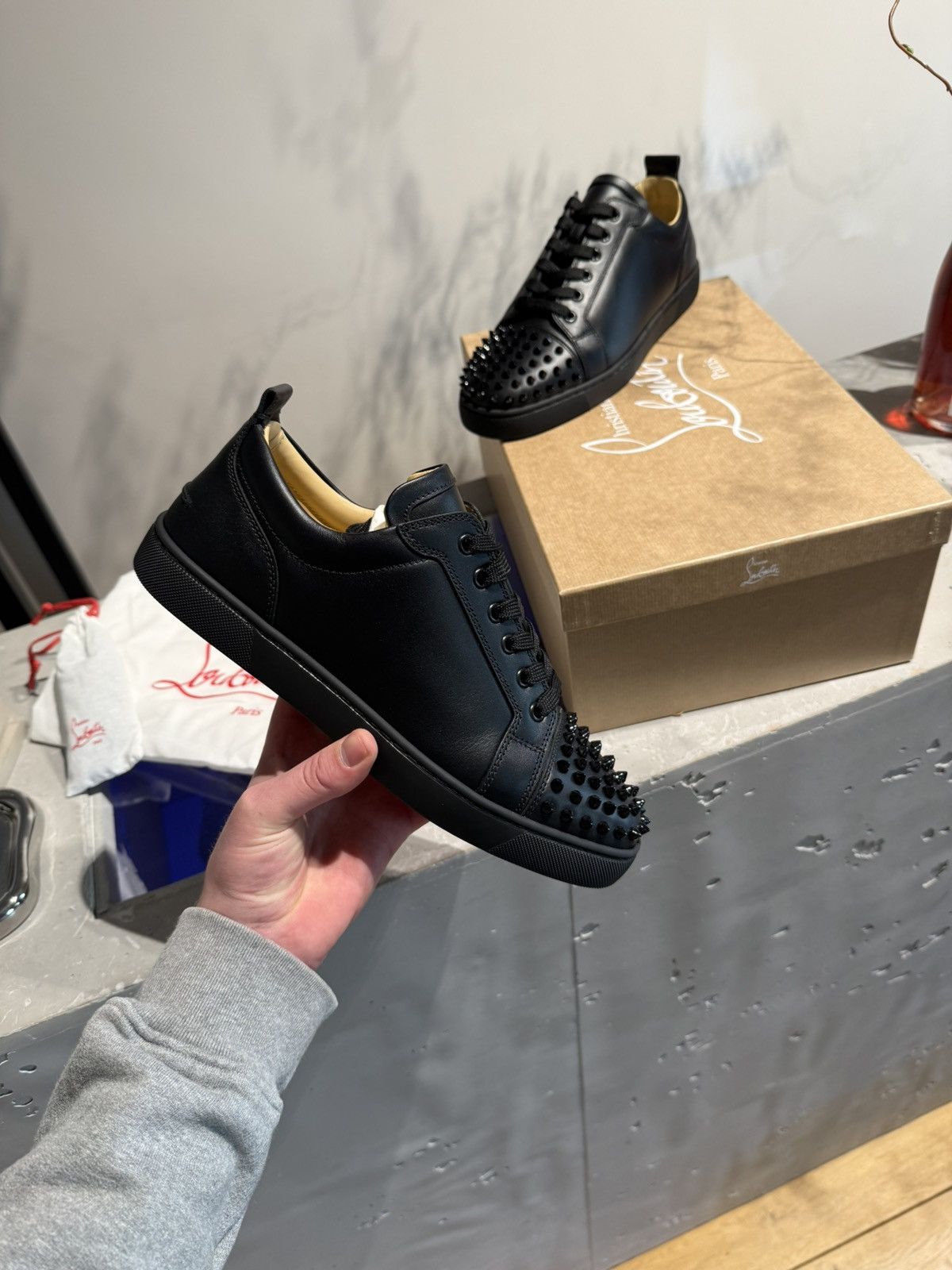 Christian Louboutin BNWT Christian Louboutin Junior Spike Sneaker Size US 9 / EU 42 - 2 Thumbnail