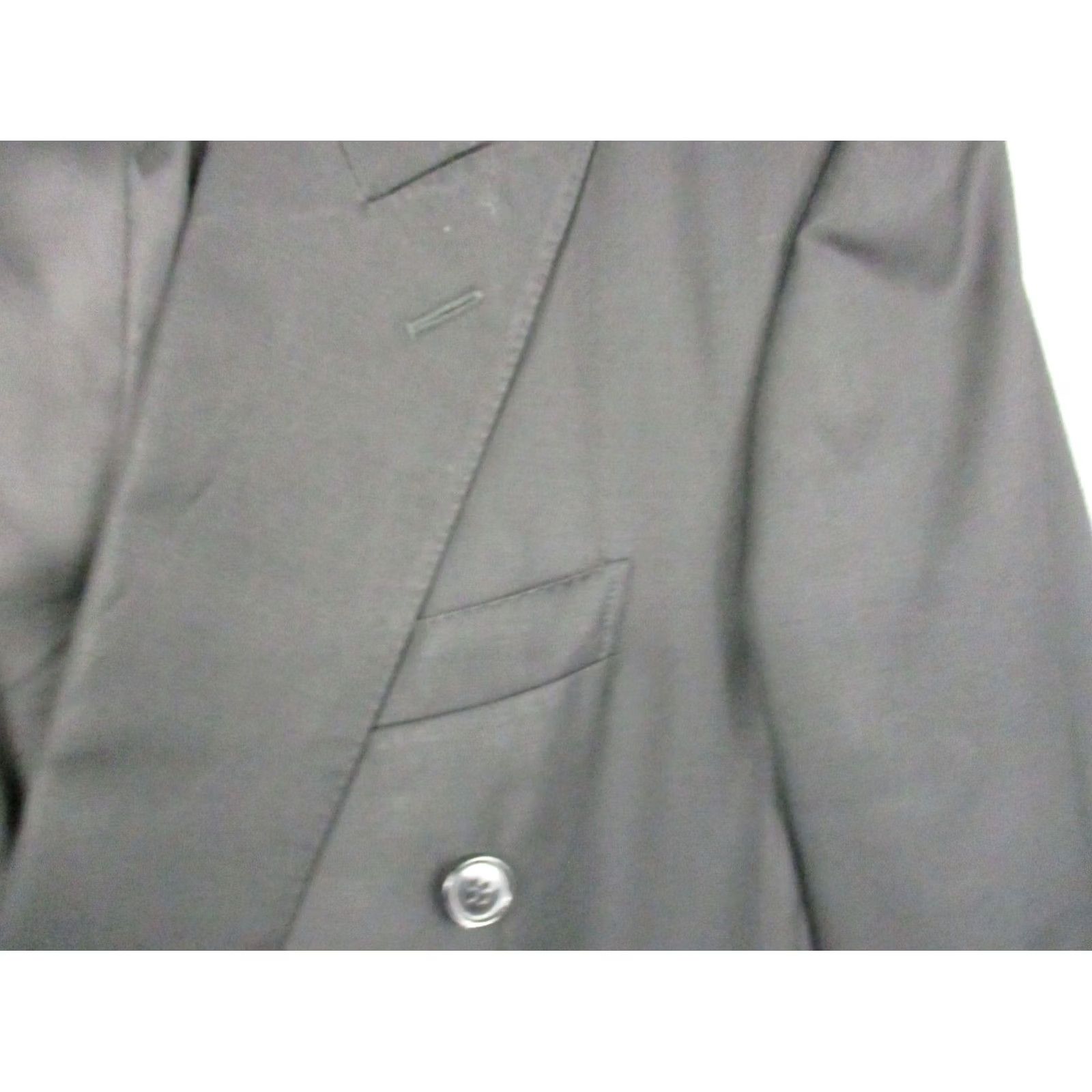 Ermenegildo Zegna Ermenegildo Zegna Blazer 42 Black Tuxedo Jacket Blazer Men 42 Black Solid Notch Lapel Six-Button Single-Breasted Vintage: No Size 42R - 3 Thumbnail