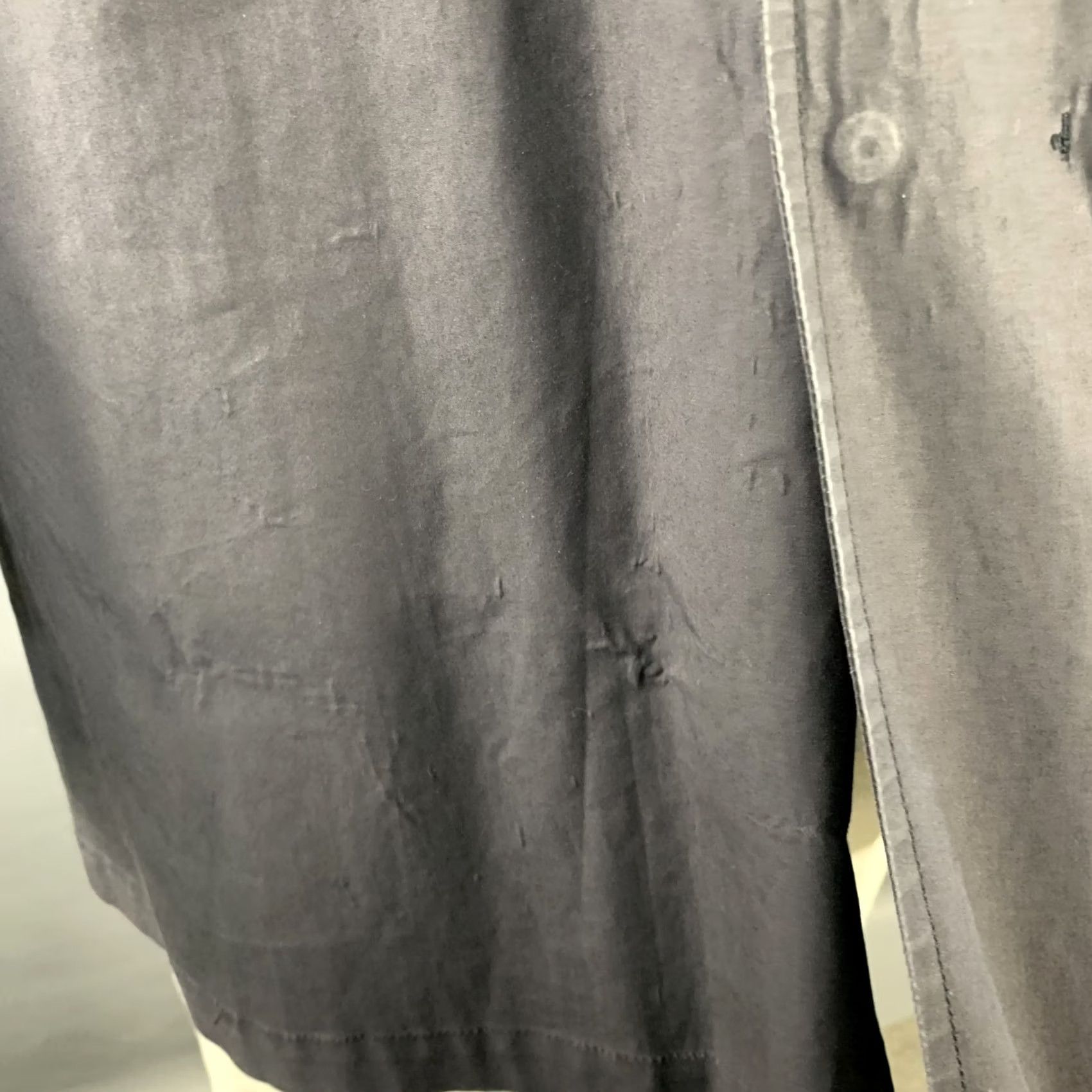 Jil Sander JIL SANDER Coat Black Cotton Spread Collar Snaps Coat Size 42 Men Adult Leather? Size US XS / EU 42 / 0 - 5 Thumbnail