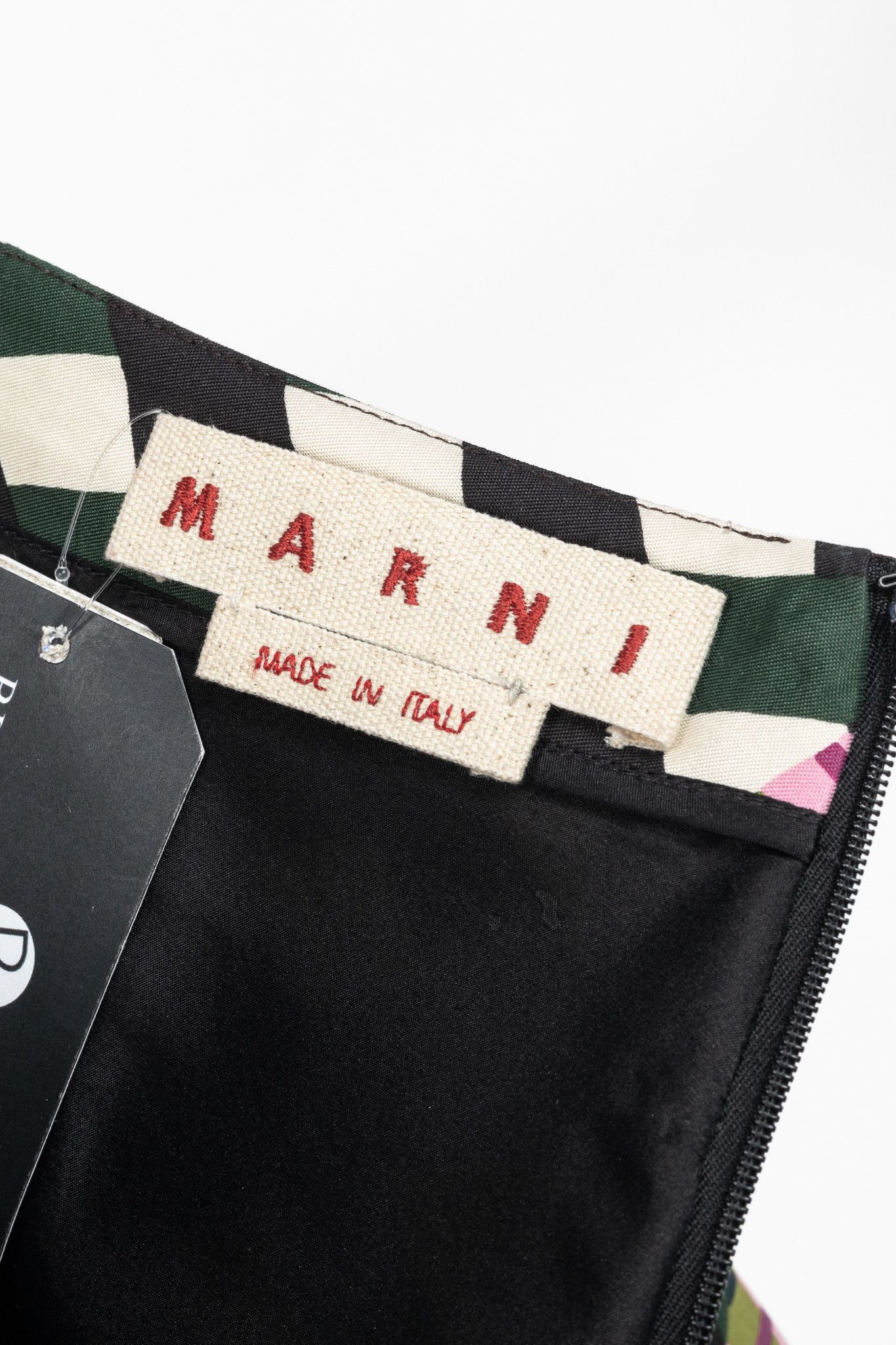 Marni Marni PF/15 Green & Brown Patchwork-Plaid A-Line Mini Skirt Size 27" / US 4 / IT 40 - 7 Thumbnail