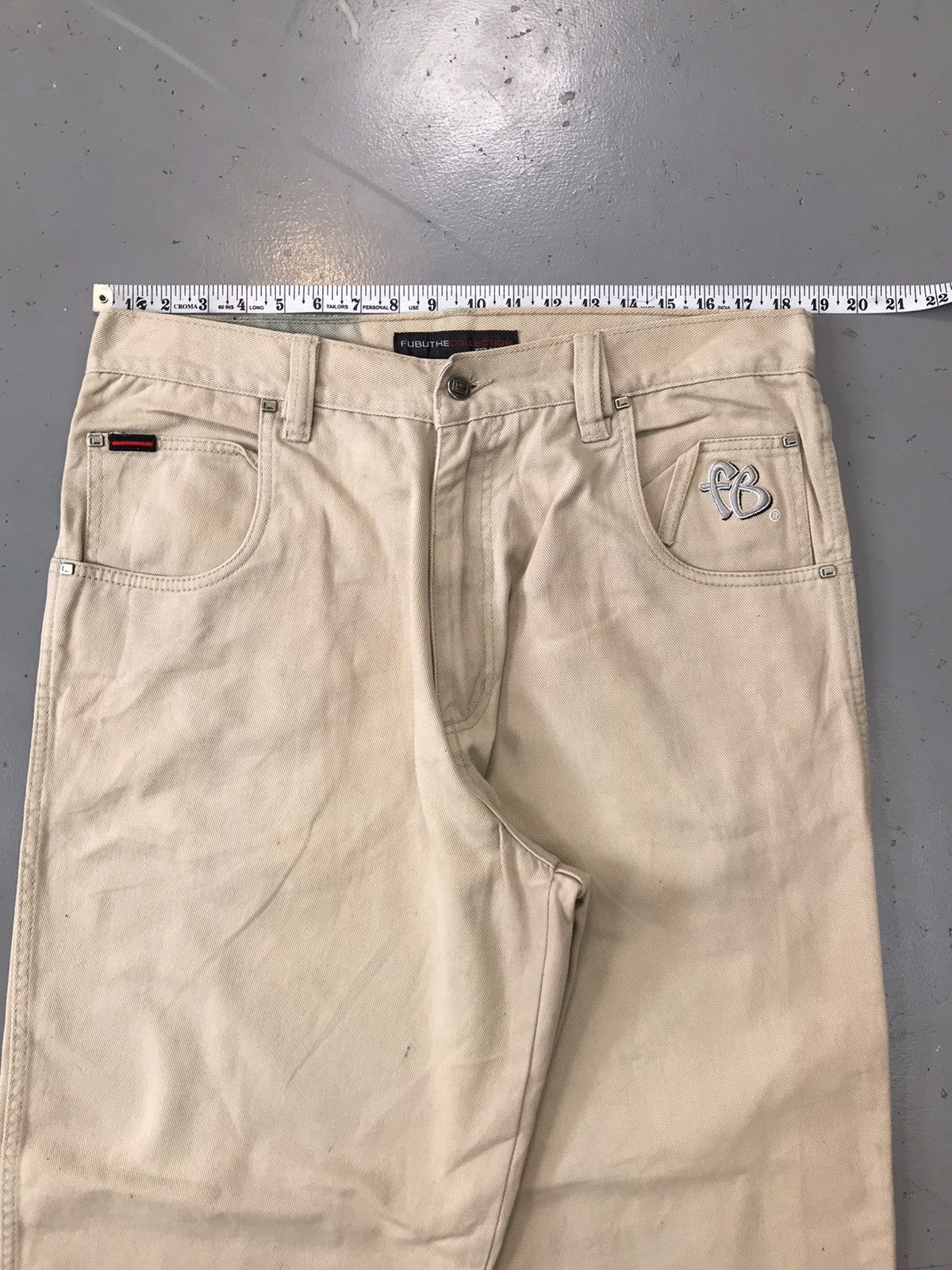 Fubu × Vintage Vintage Fubu the collection logo embroidered denim pant Size US 38 / EU 54 - 4 Thumbnail