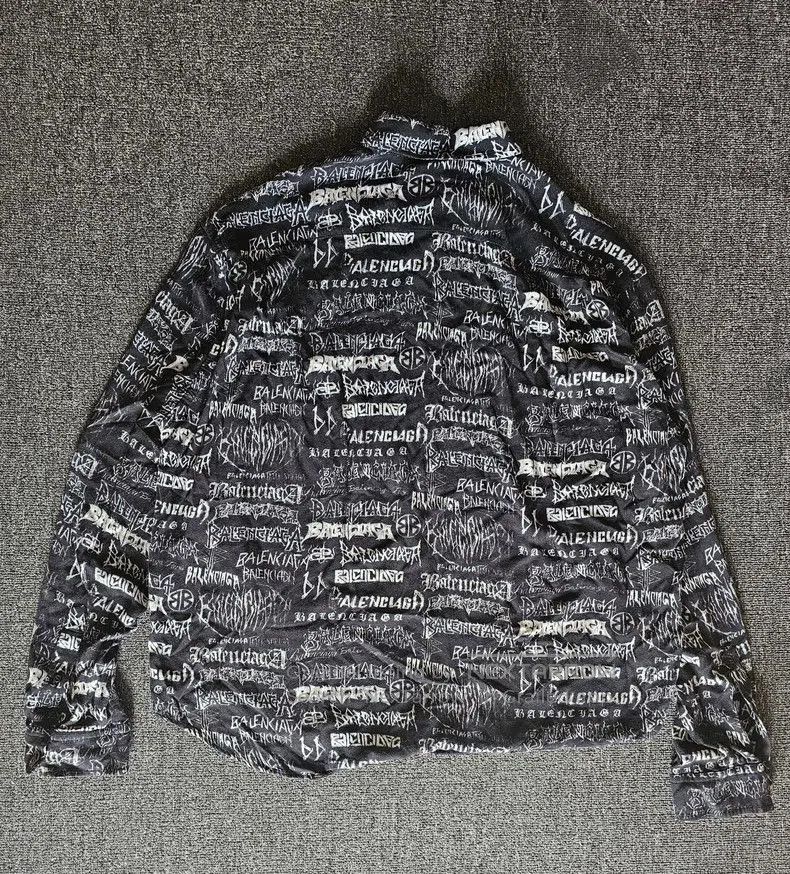 Balenciaga Balenciaga Oversized Graffiti Shirt. Size US XXL / EU 58 / 5 - 5 Thumbnail