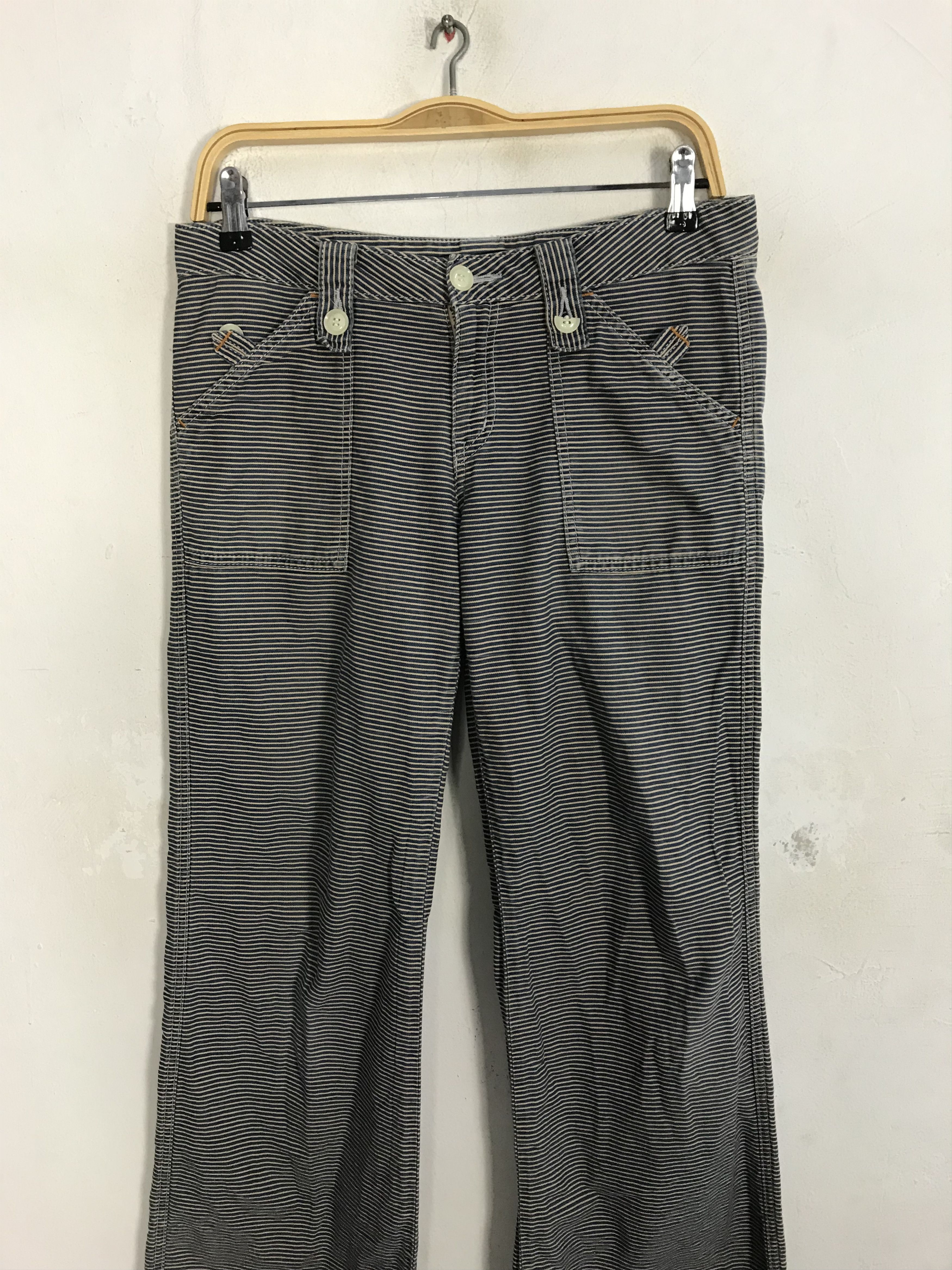 Japanese Brand Et Boite Hickory Soft Denim Jeans Pant Flap Pocket Size US 30 / EU 46 - 3 Thumbnail