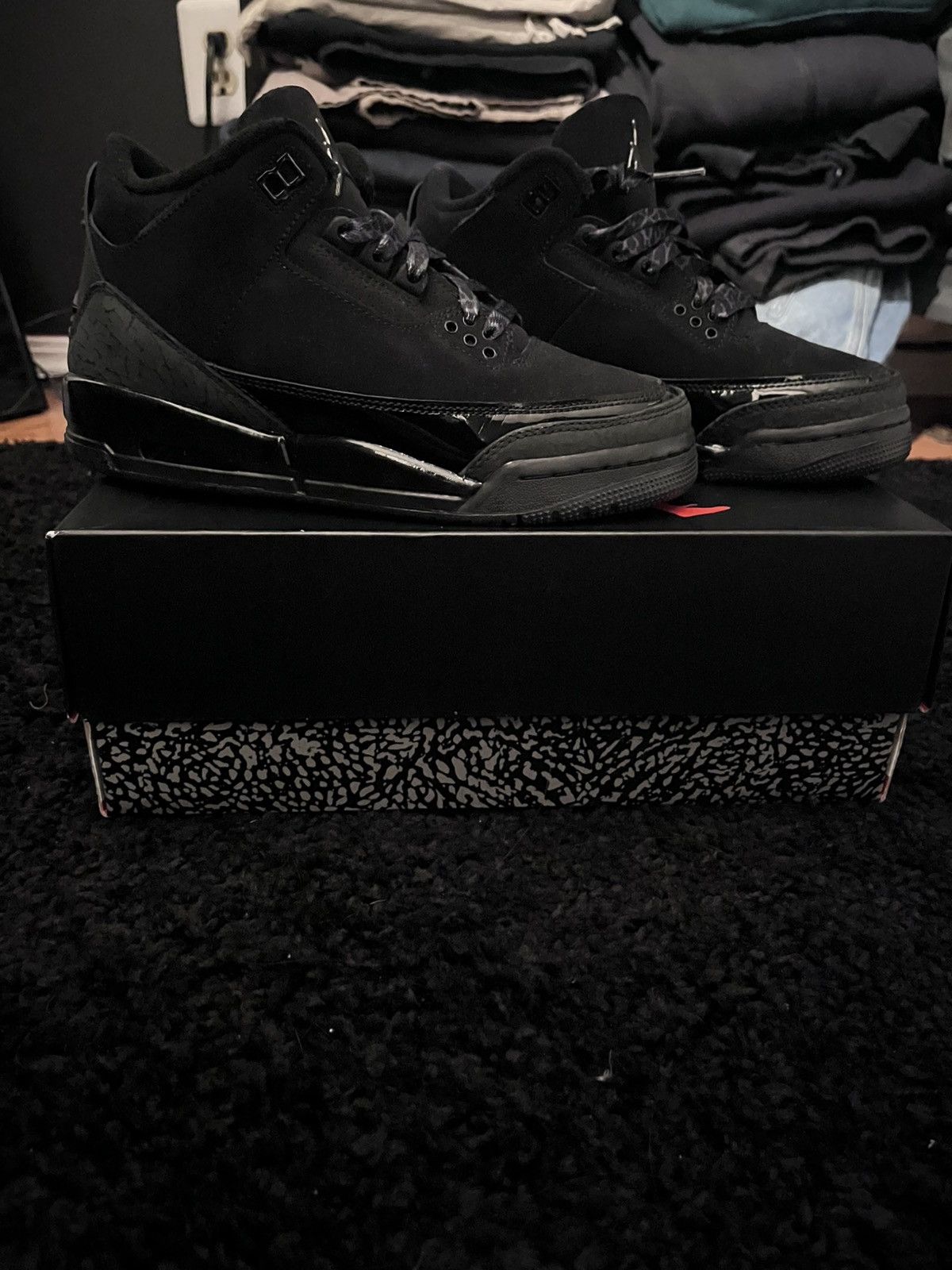 Jordan Brand Black cat 3s Size US 5 / EU 37 - 1 Thumbnail