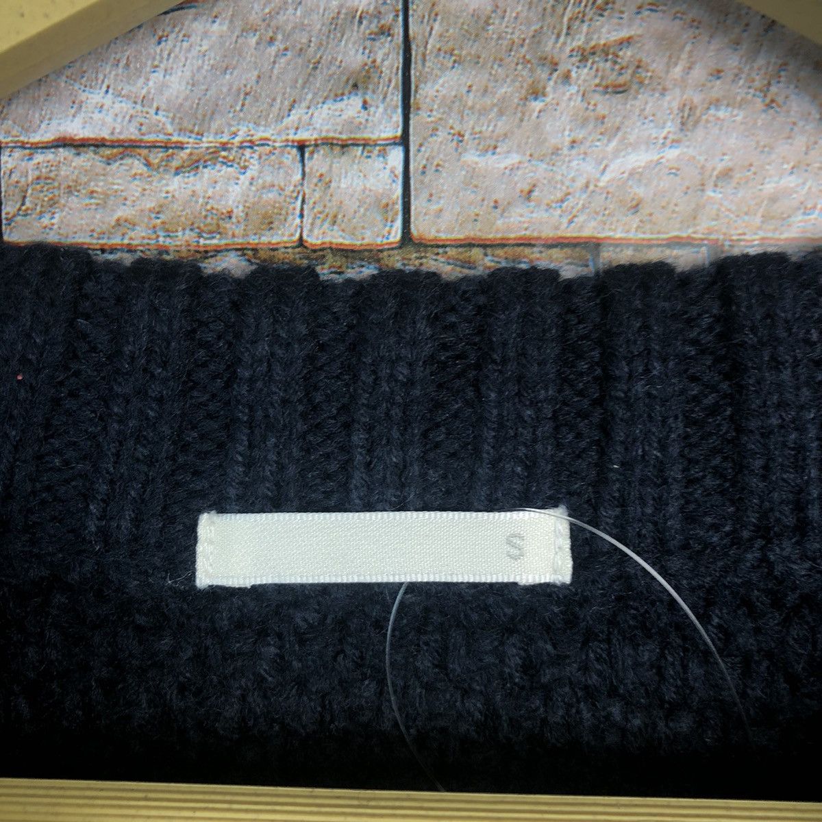 Aran Isles Knitwear × GU GU Dark Blue aran isle cable Knitwear #A762 Size S / US 4 / IT 40 - 9 Thumbnail