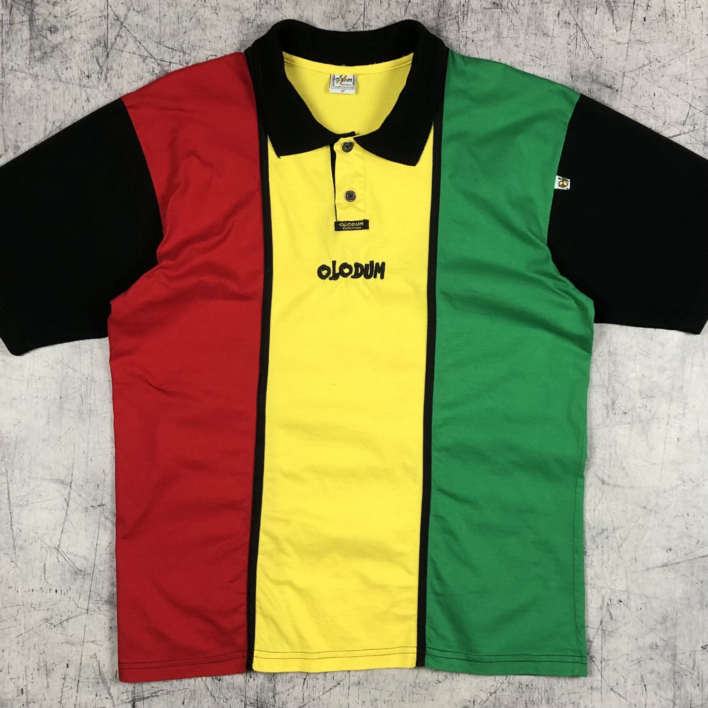 Vintage OLODUM 90s Michael Jackson Polo Tee Size US L / EU 52-54 / 3 - 1 Thumbnail