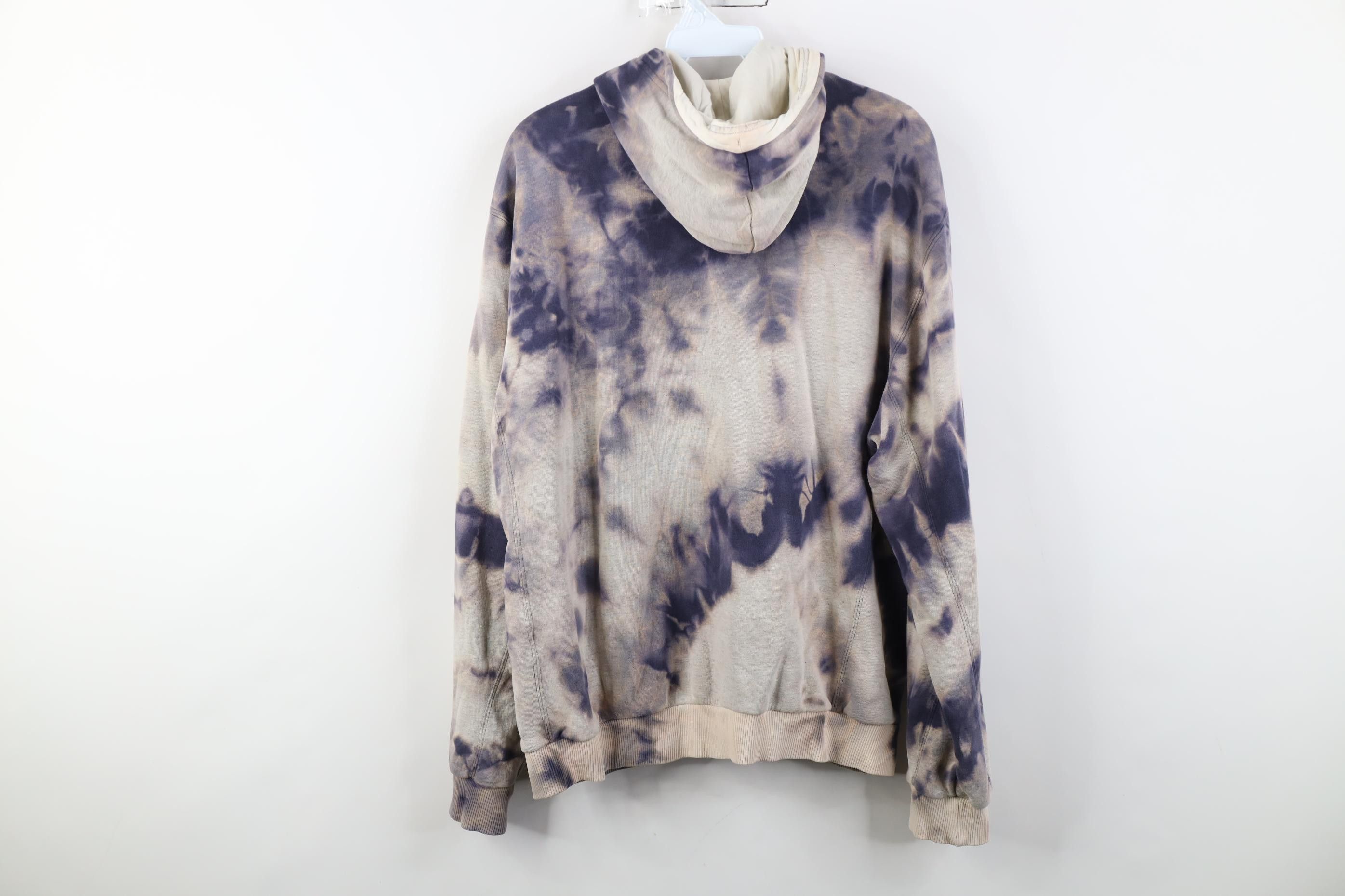 Puma Vintage Y2K Puma Spell Out Acid Wash Hoodie Sweatshirt Blue Size US M / EU 48-50 / 2 - 14 Thumbnail