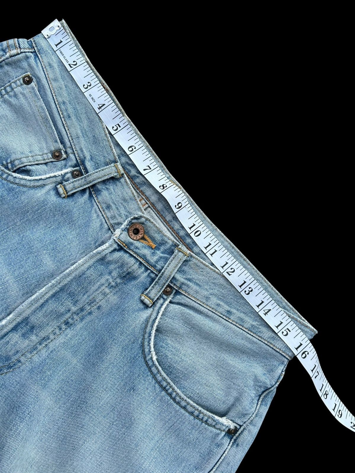 Kapital Vintage Edwin 505X Selvedge Distressed Baggy Denim Jeans Size US 32 / EU 48 - 19 Thumbnail