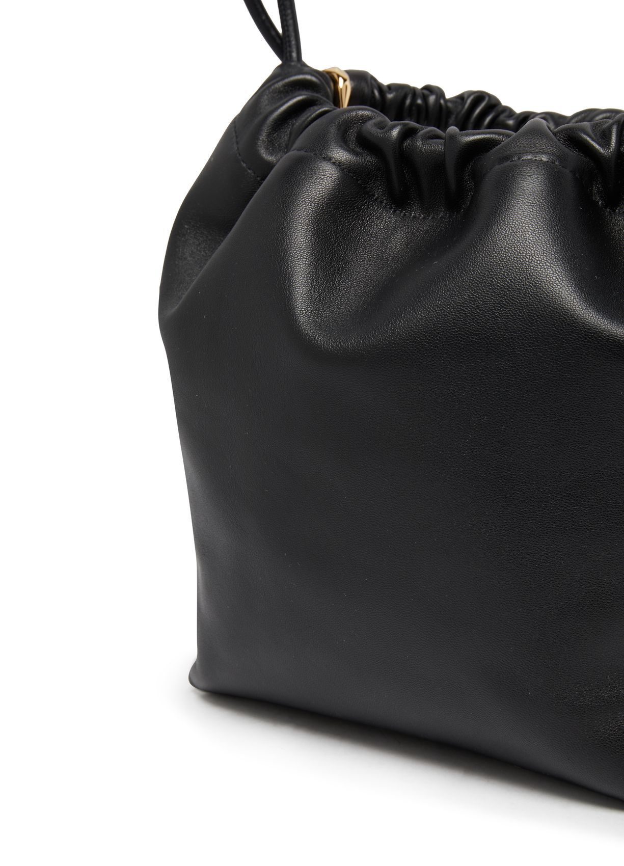 Valentino o1s22i1n0924 Size: OS / Pouf Mini Vlogo Bucket Bag in Black Size ONE SIZE - 6 Thumbnail