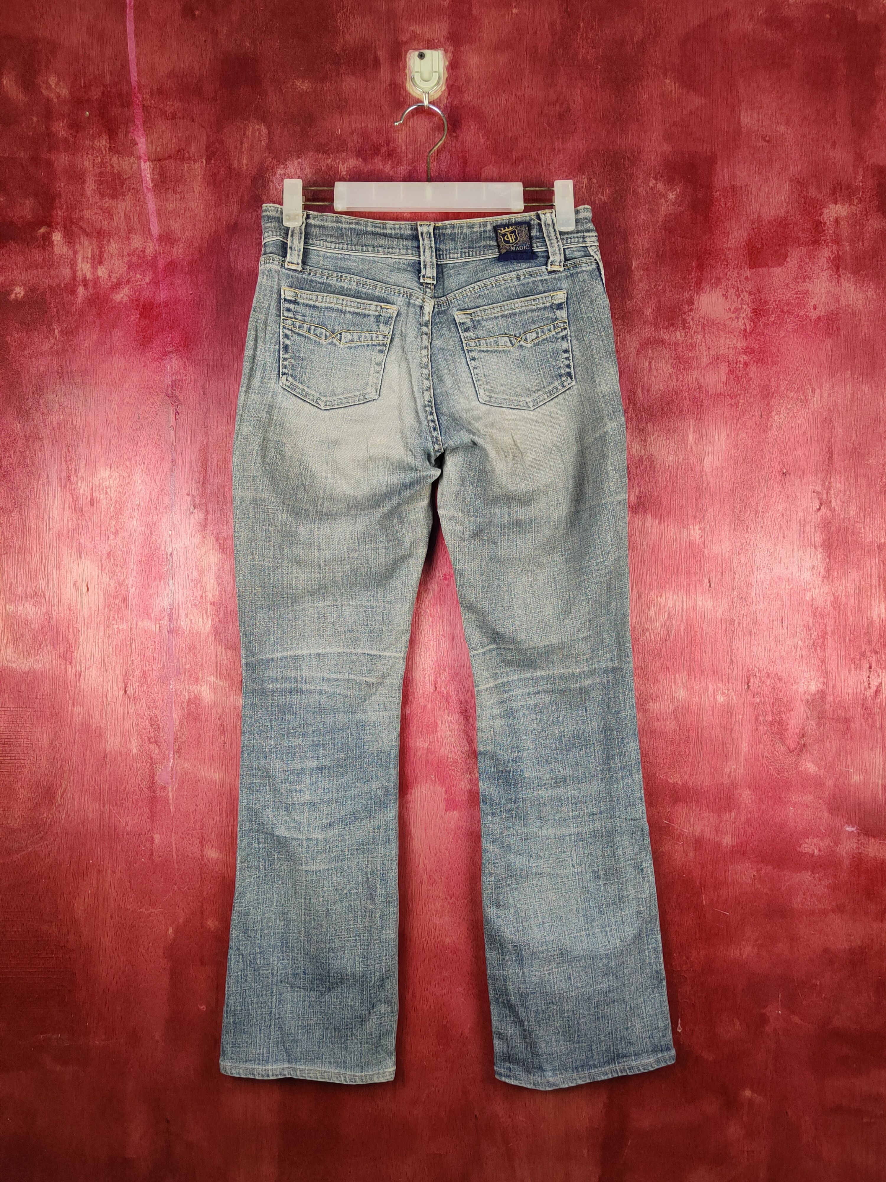Japanese Brand DL Georgia Love Blue Faded Multipocket Denim #S1582 Size 26" / US 2 / IT 38 - 7 Thumbnail