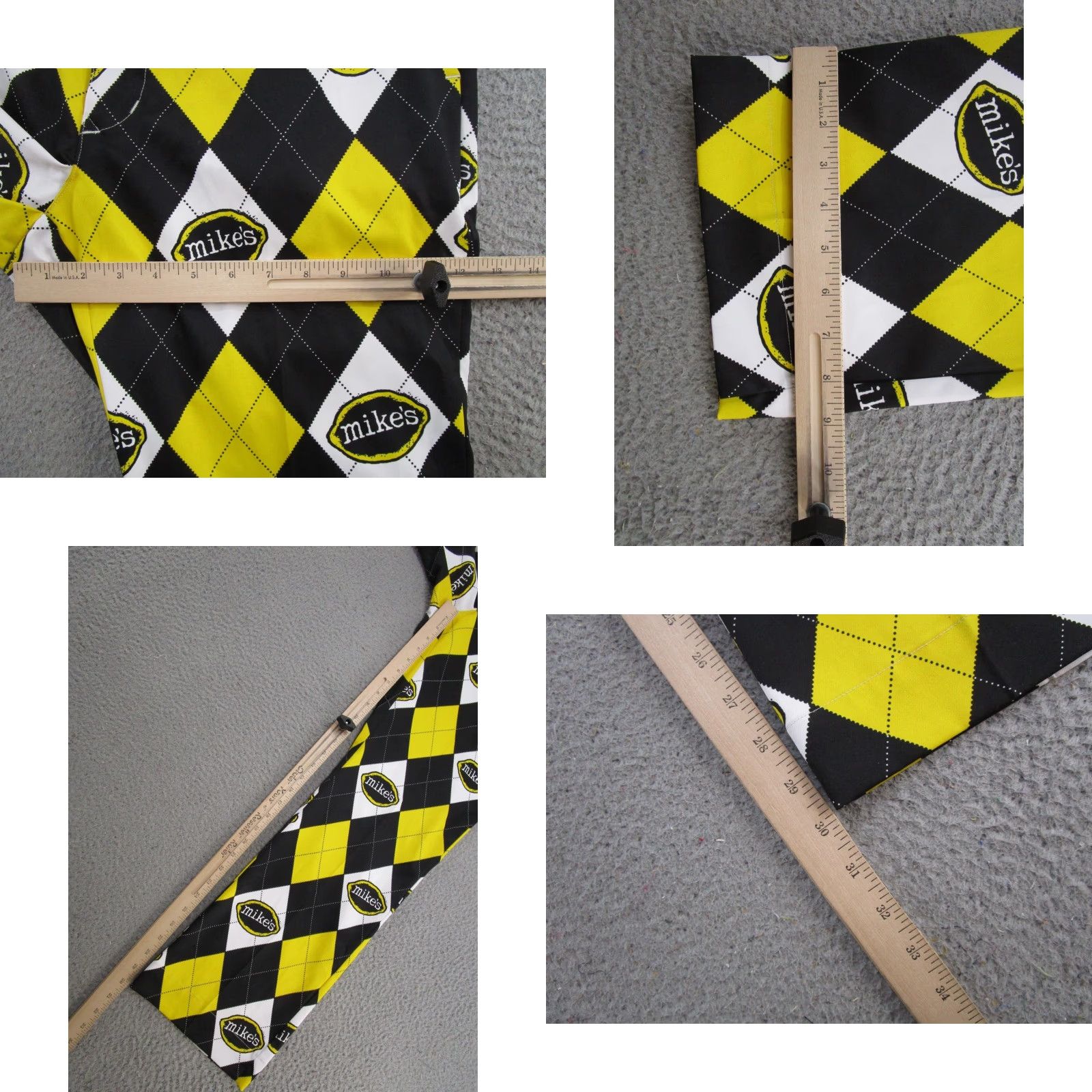 Vintage Loudmouth Golf Pants Mens 34x30 Argyle Chino Mikes Hard Lemonade Preppy Shirt Boy? Size US 34 / EU 50 - 8 Thumbnail