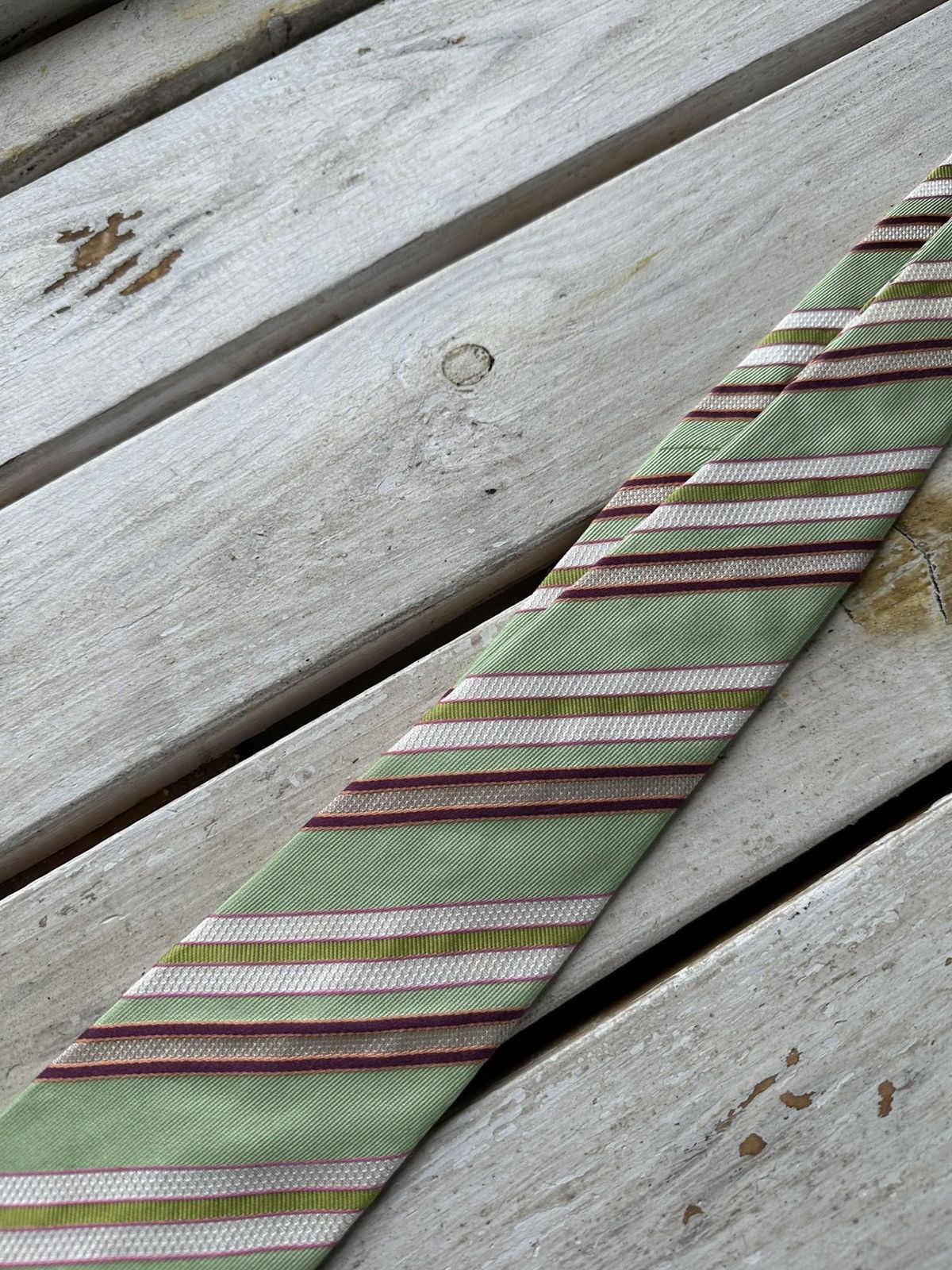Hugo Boss × The Tie Bar × Vintage 🚨Vintage Hugo Boss tie 90s Flowers cravatca Y2K Calssic Size ONE SIZE - 8 Thumbnail