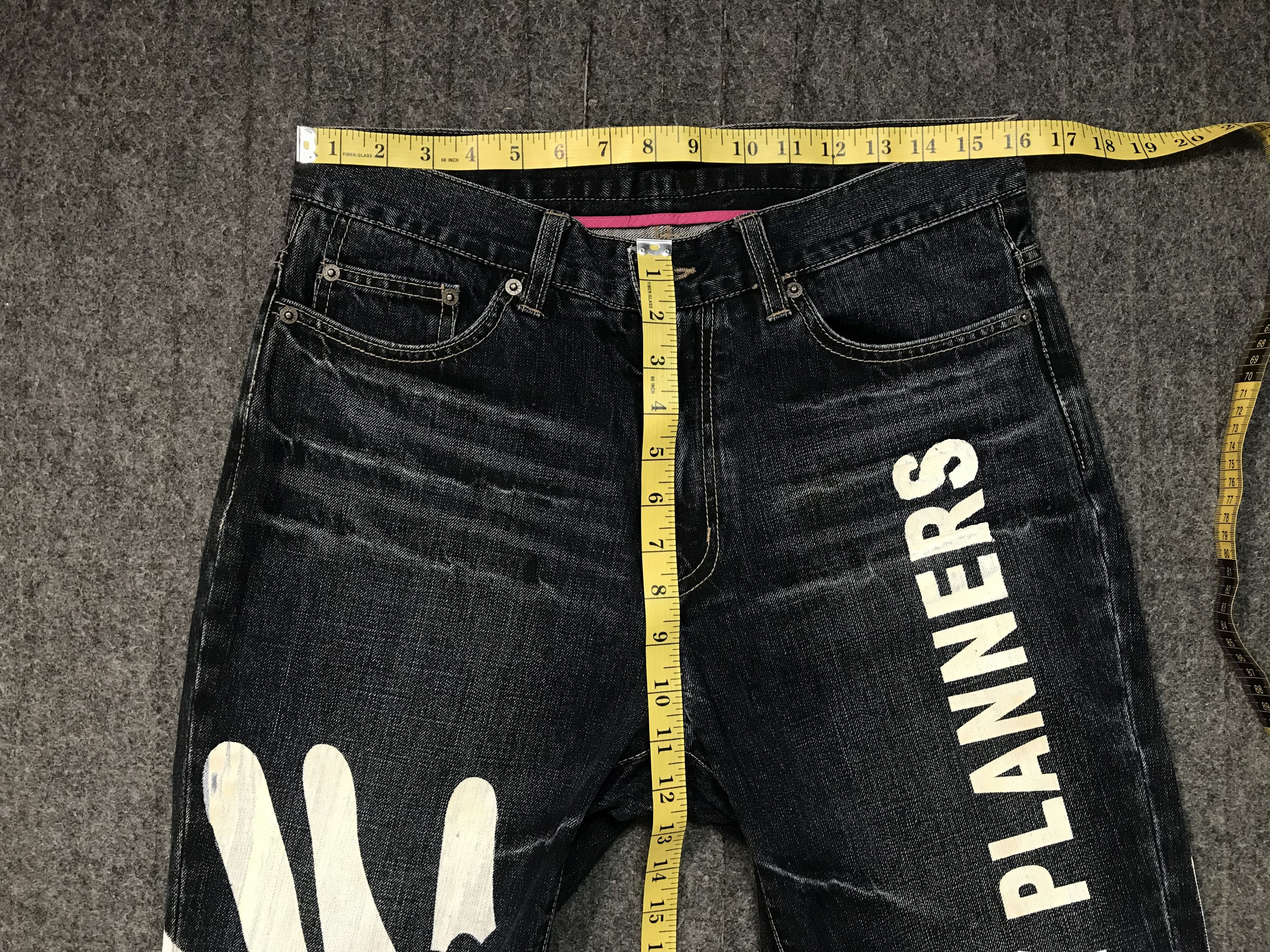 PPFM Rare PPFM Underground Seditionaries Printed Indigo Denim Size US 32 / EU 48 - 13 Thumbnail
