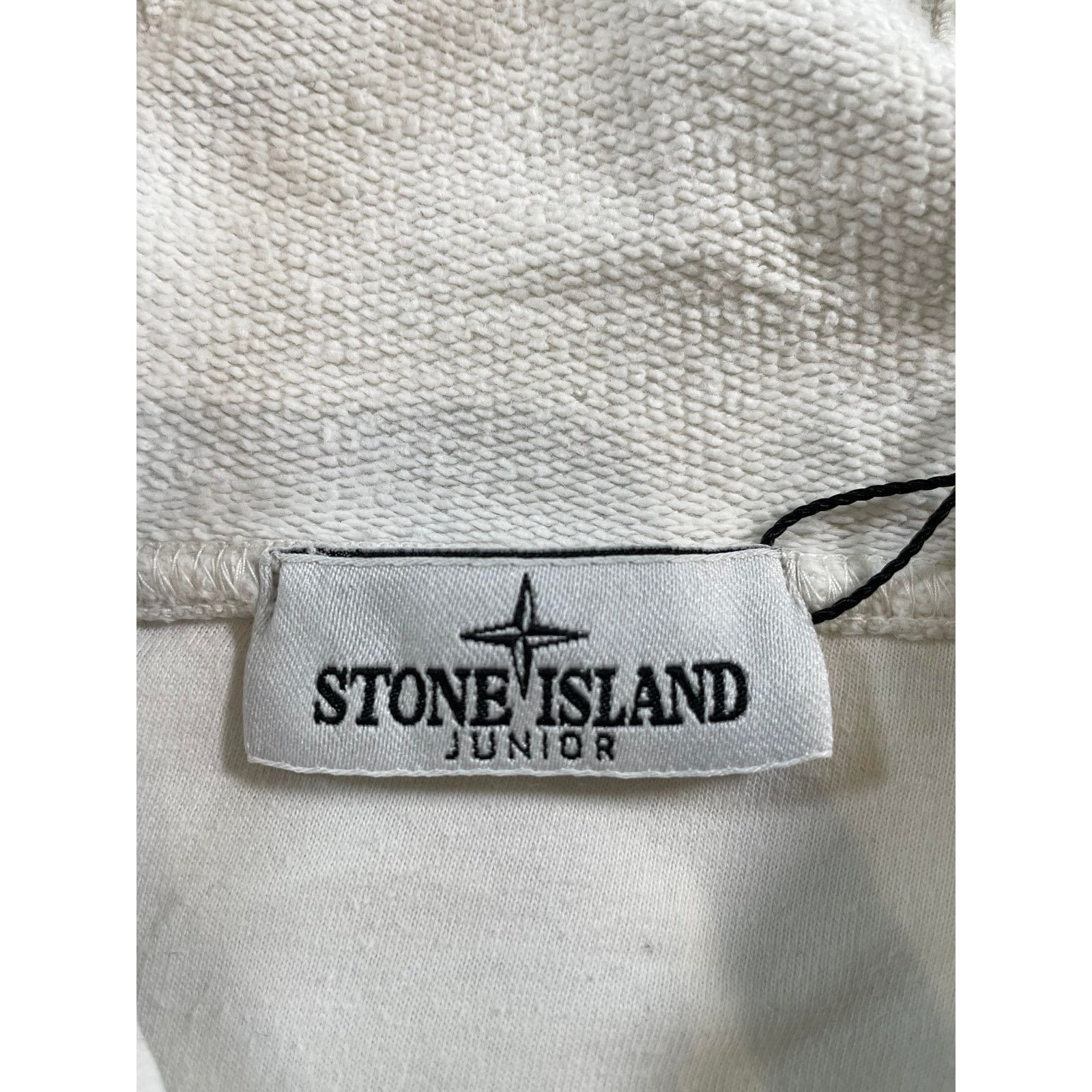 Stone Island Stone Island (Kid's) White Hoodie Size XL / US 12-14 / IT 48-50 - 8 Thumbnail