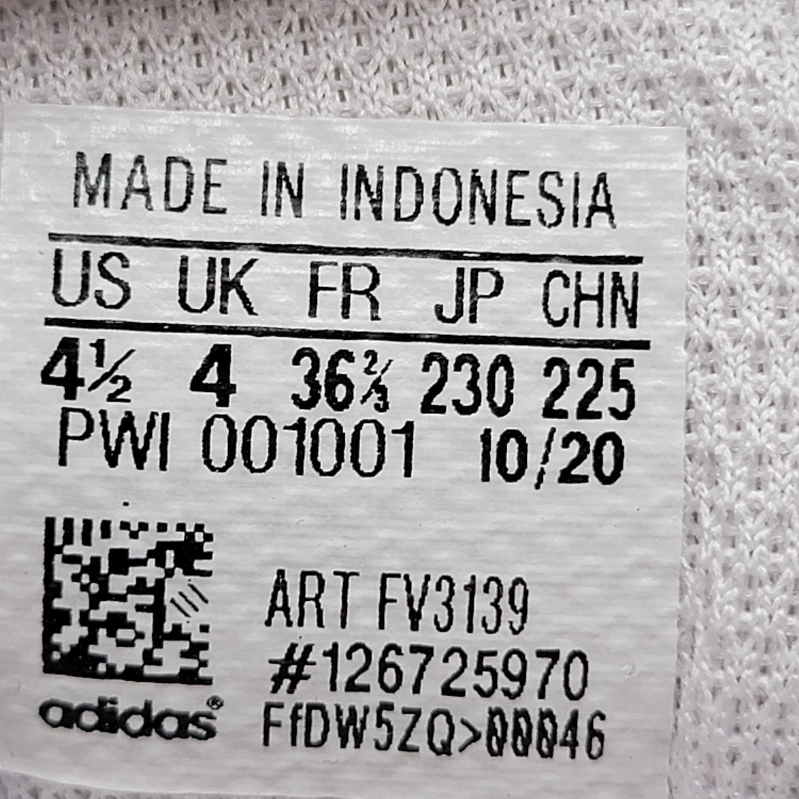Adidas Adidas Originals Superstar J 'White Iridescent Sz 4.5 FV3139 Size US 4.5 / IT 34.5 - 8 Thumbnail