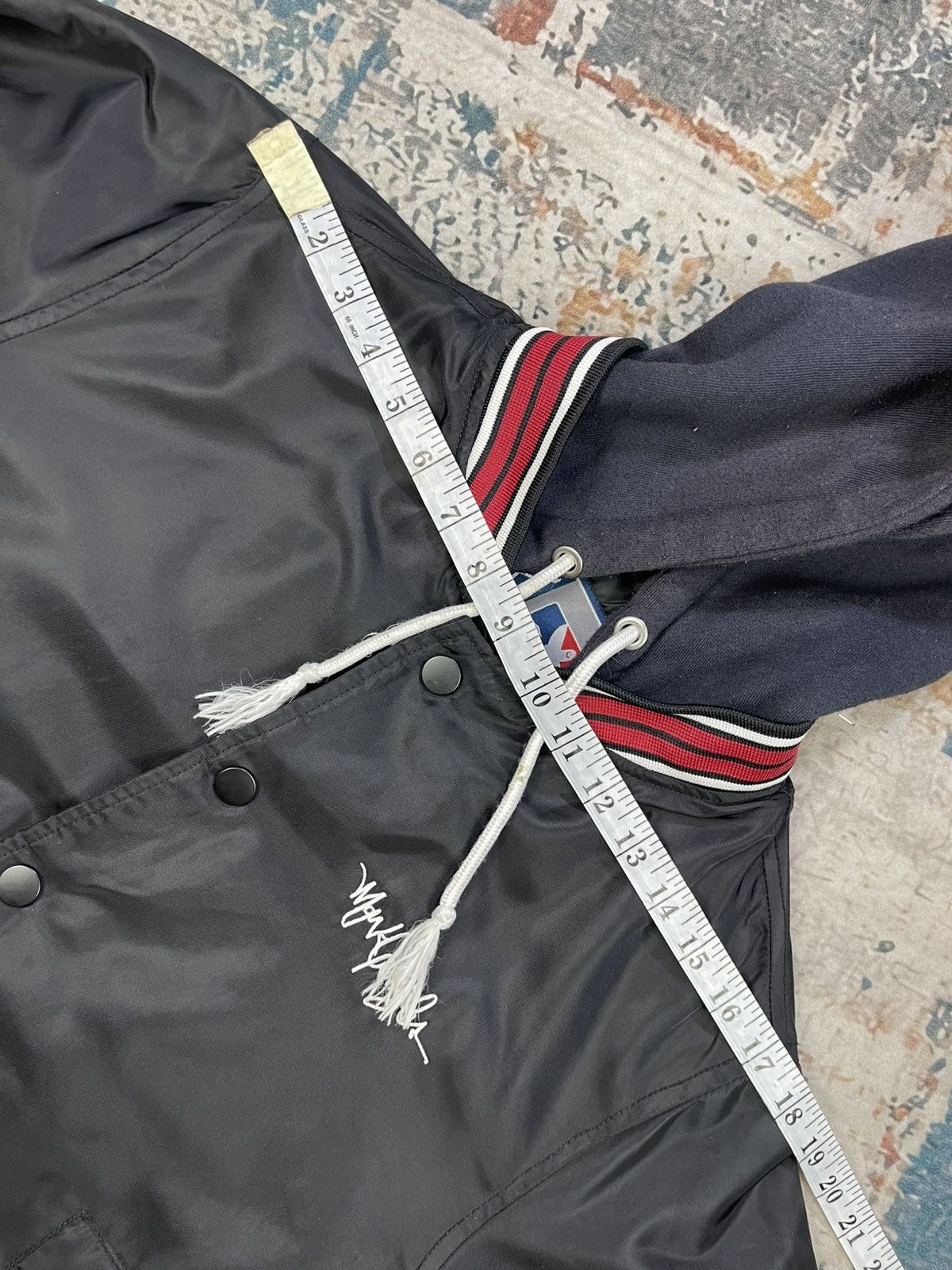 Japanese Brand Mark Gonzales NFL Starter Parody Hooded Bomber Jacket Size US S / EU 44-46 / 1 - 11 Thumbnail