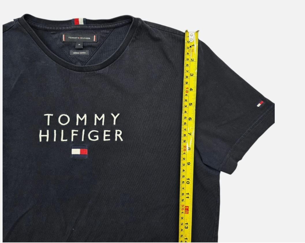 Tommy Hilfiger Tommy Hilfiger Men's Navy Organic Cotton Crew Neck T-Shirt M Size US M / EU 48-50 / 2 - 6 Thumbnail