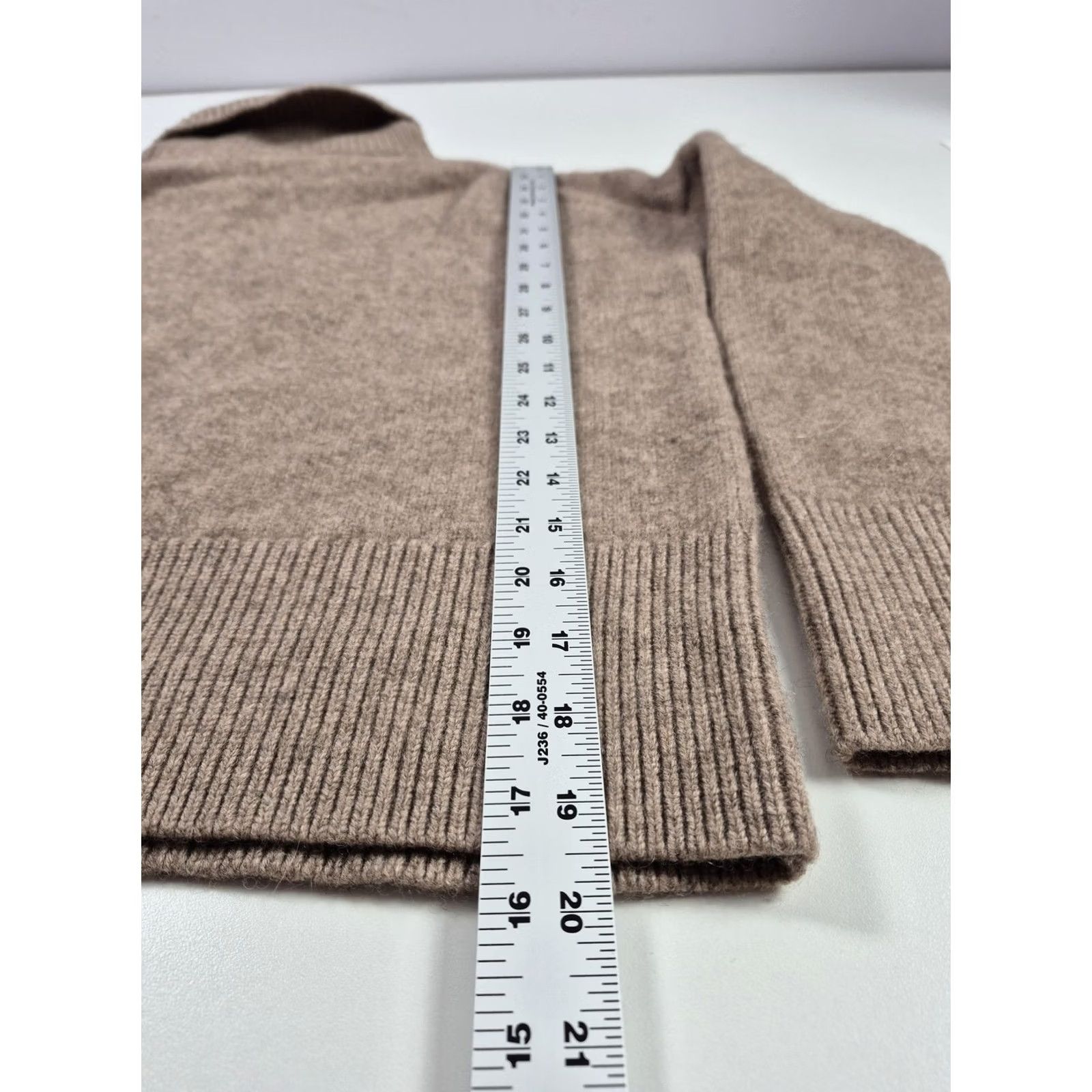 Vintage Gentle Herd Sweater Womens Medium Brown Wool Yak Turtleneck Raglan Knit Pullover Size M / US 6-8 / IT 42-44 - 6 Thumbnail