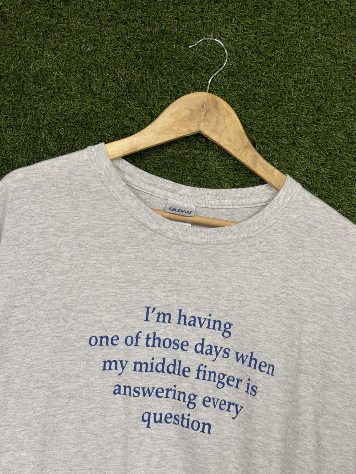 Vintage Vintage Gildan Bad Days Middle Finger Funny Silly Tee 2XL Size US XXL / EU 58 / 5 - 2 Thumbnail