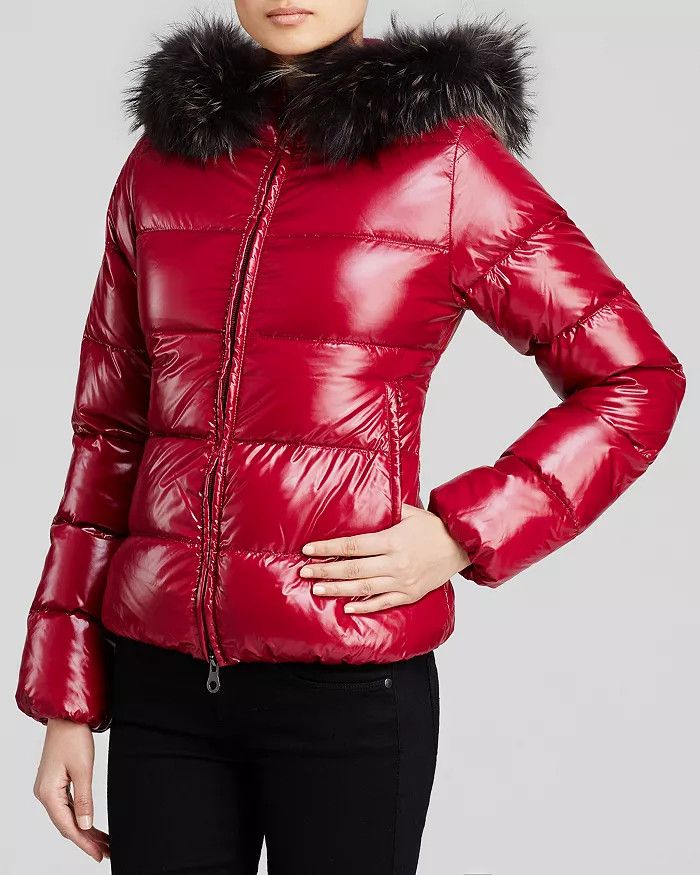 Duvetica Duvetica Adhara Hooded Down Coat with Fur Trim Size M / US 6-8 / IT 42-44 - 1 Thumbnail